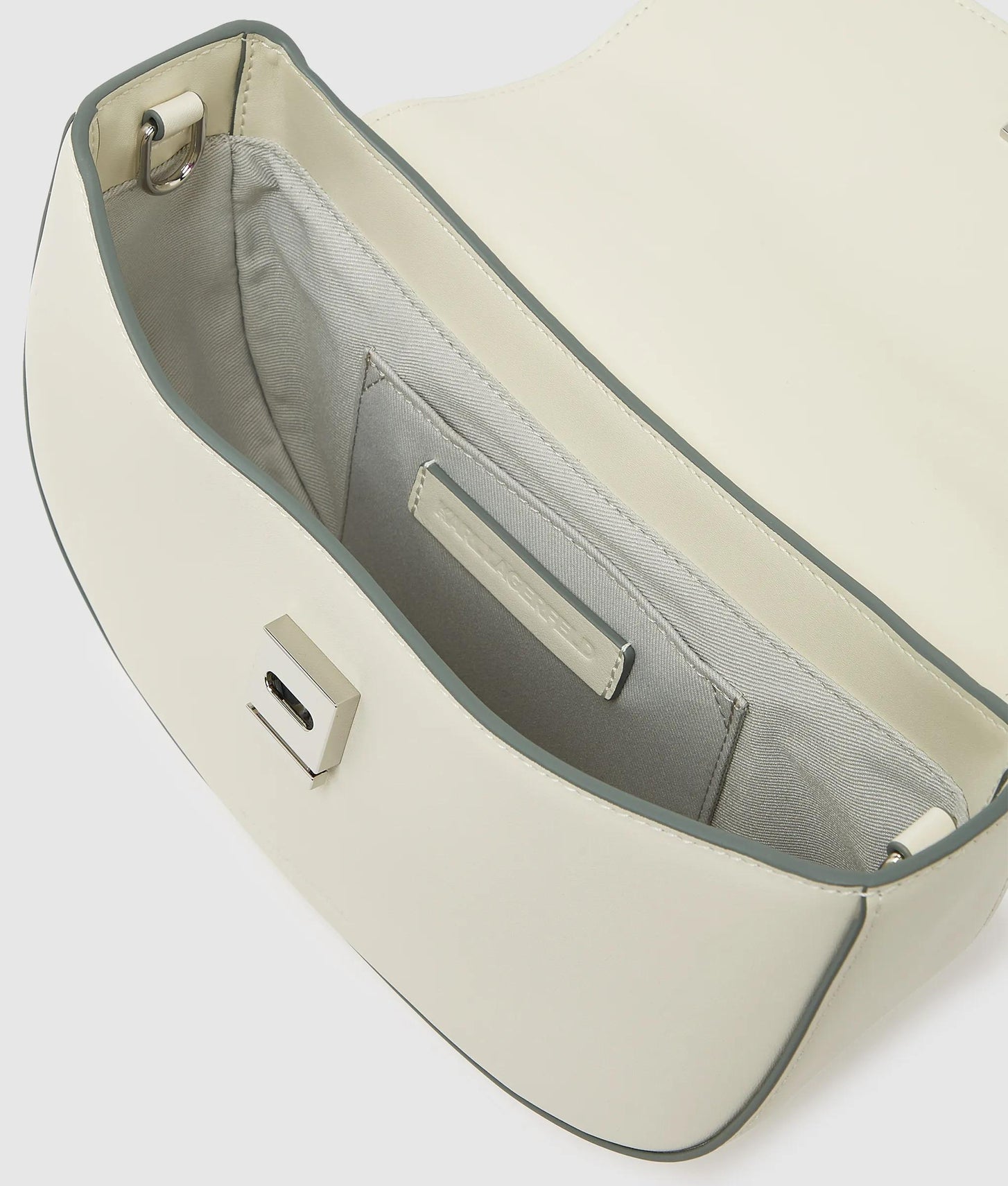 KarlLagerfeld Choupette Top Handle Bag Off White
