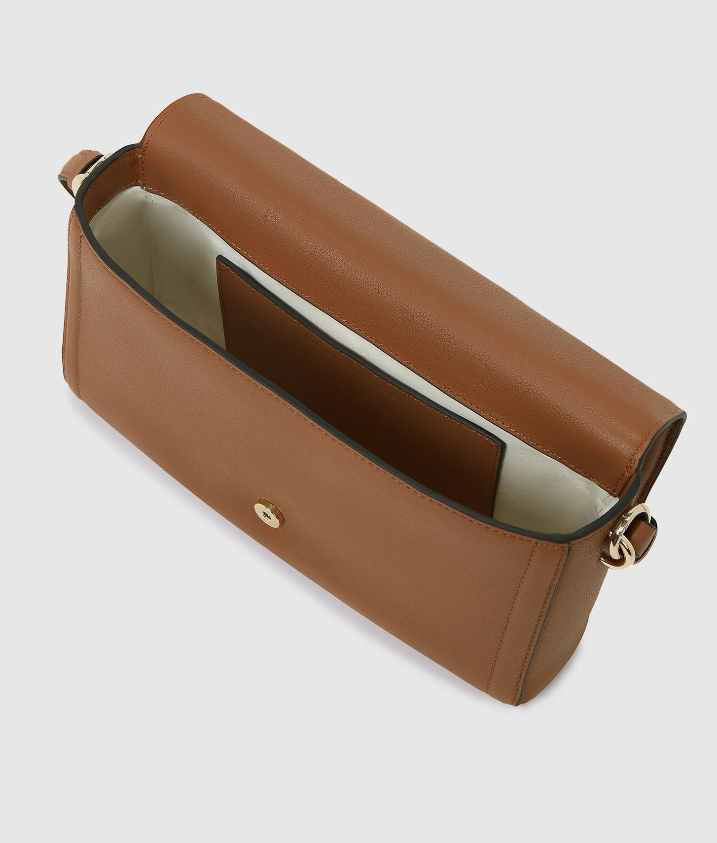 KarlLagerfeld Knova Medium Crossbody Bag Dark Tan