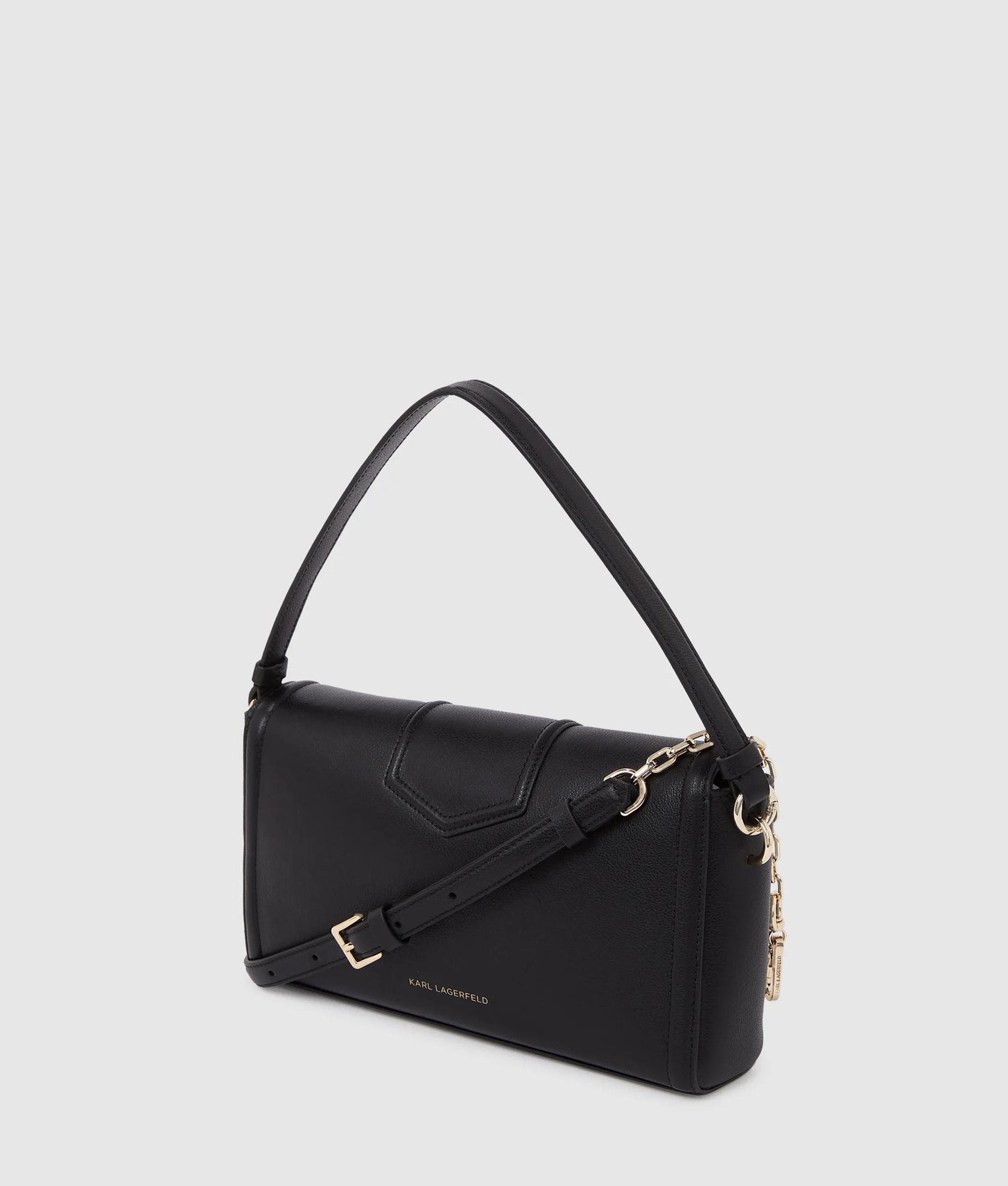 KarlLagerfeld Knova Medium Crossbody Bag Black/Gold