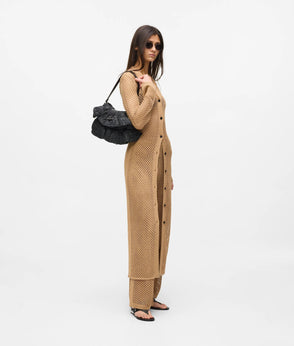 Karl Lagerfeld Crochet Knit Pants Nougat