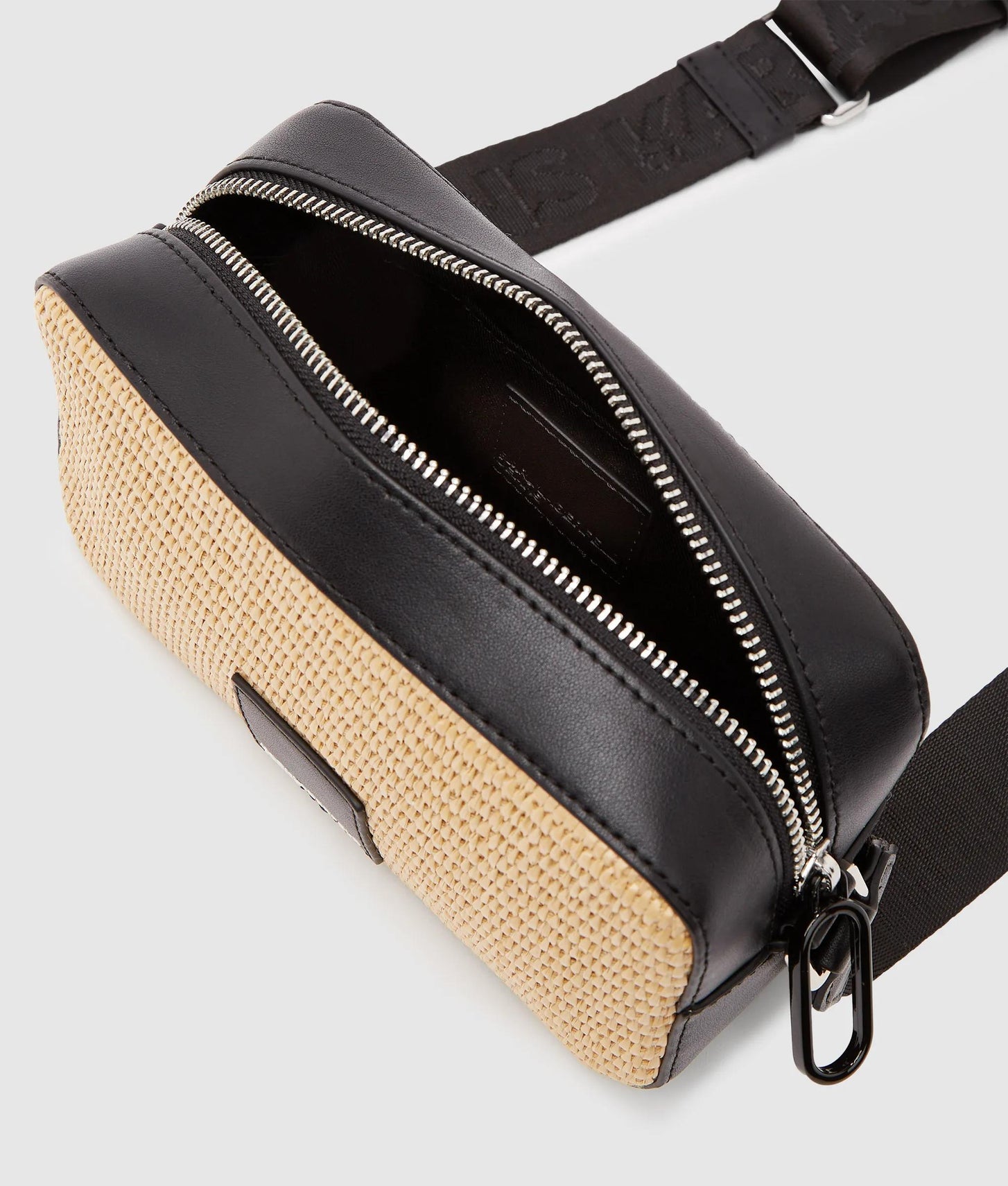 KarlLagerfeld Woven Camera Bag Natural