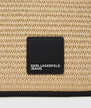 Karl Lagerfeld Short-Sleeved Tie Waist Shirt Black