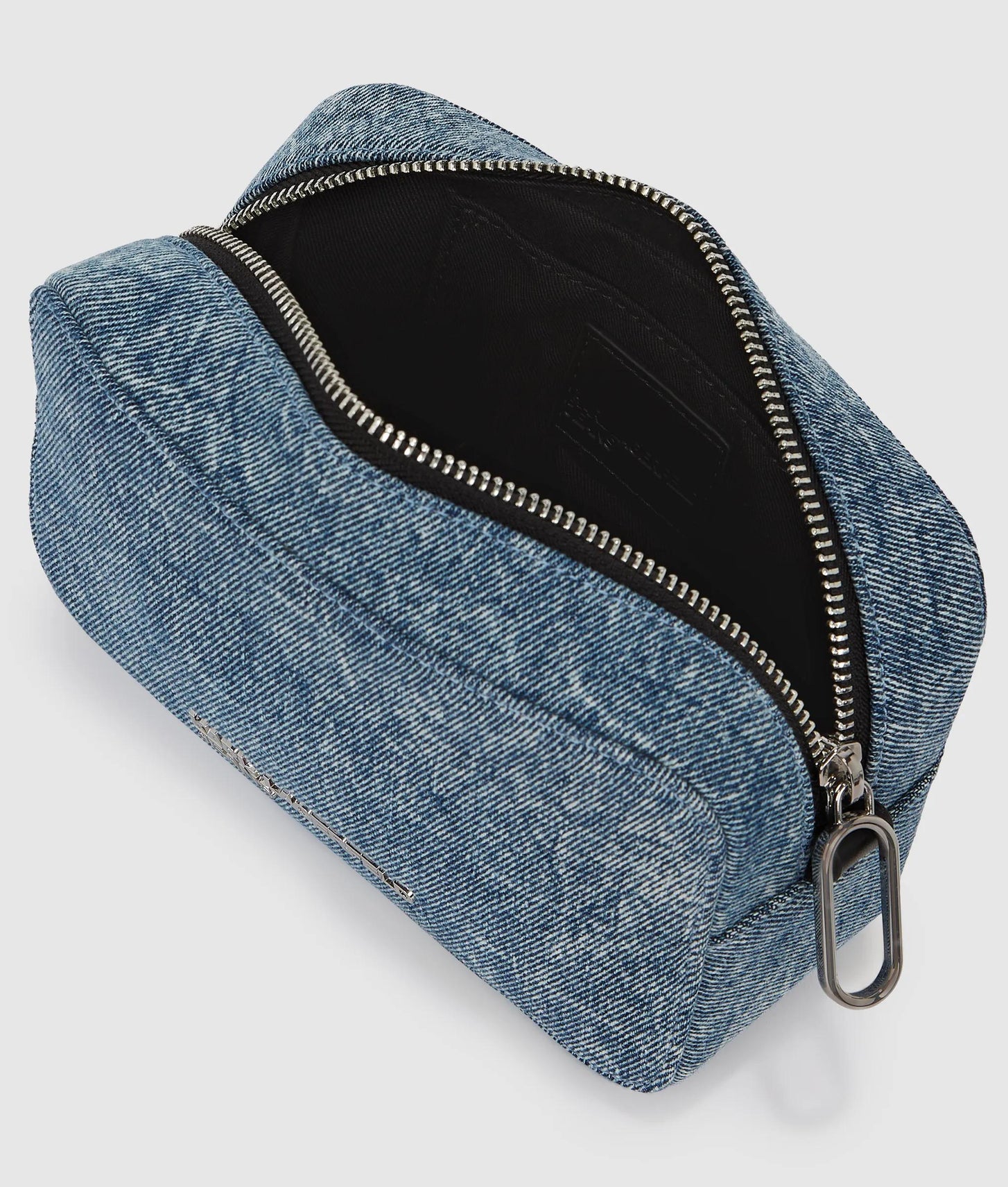 KarlLagerfeld Denim Chain Camera Bag Washed Medium Blue