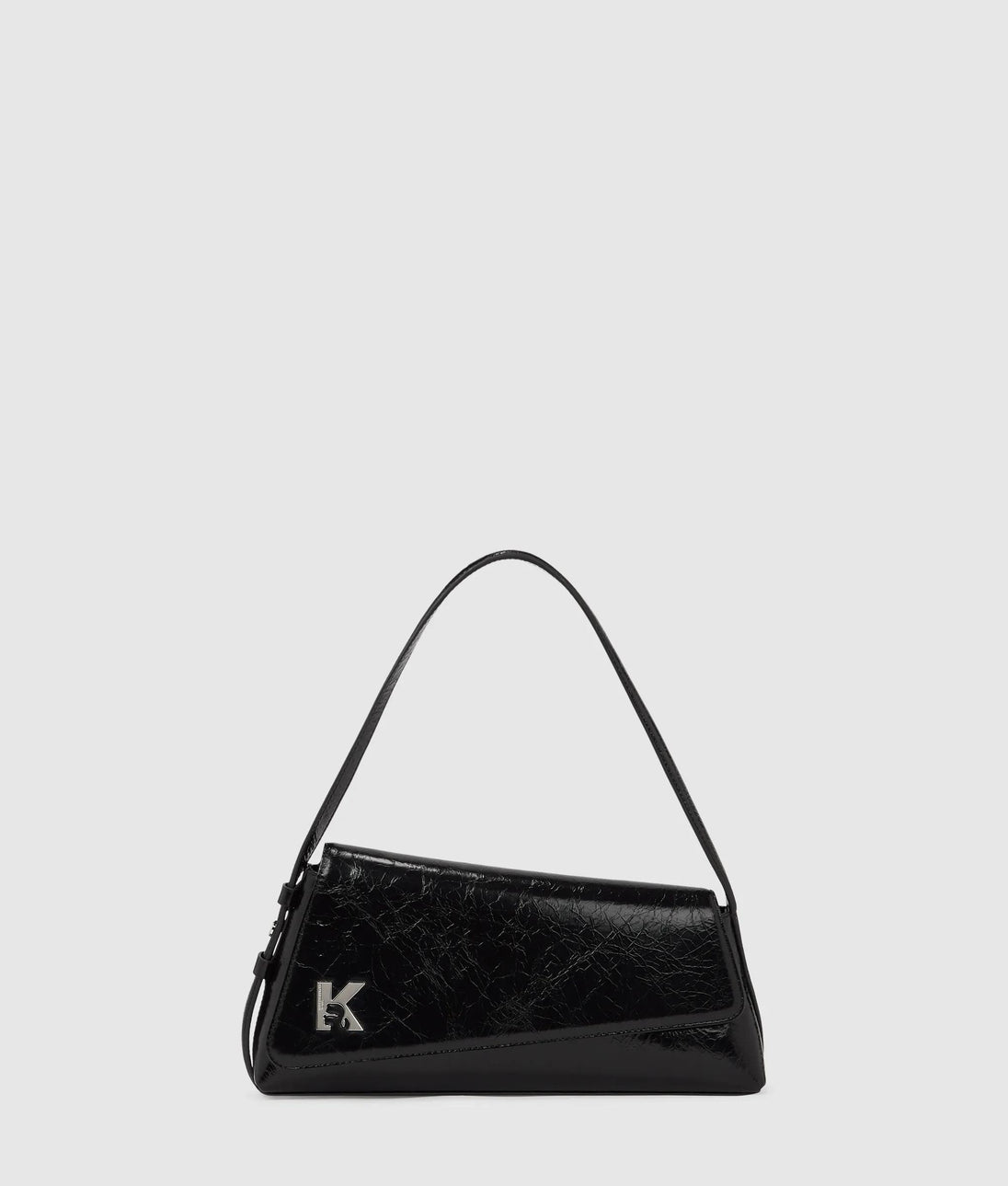 Karl Lagerfeld Satin Mini Skirt Champagne