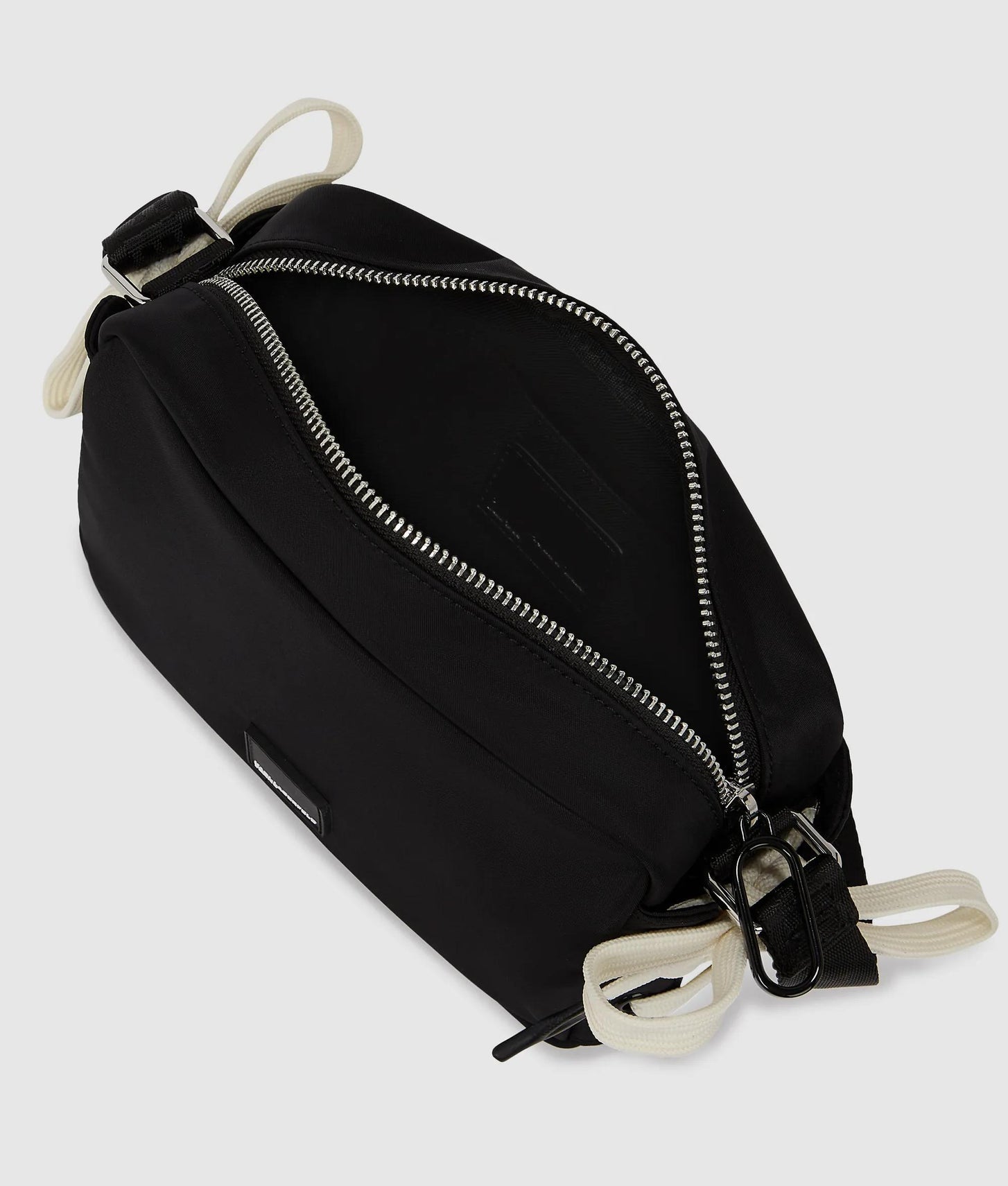 KarlLagerfeld Nylon Lace-Up Camera Bag Black