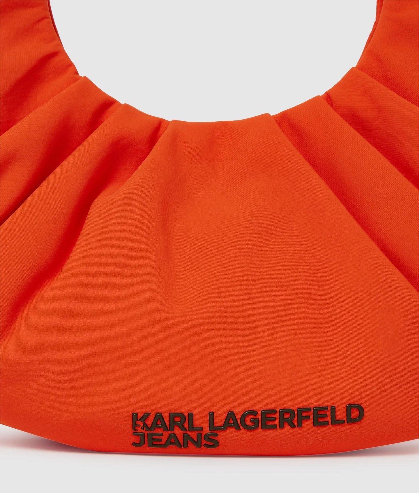 KarlLagerfeld Gathered Hobo Bag Grenadine