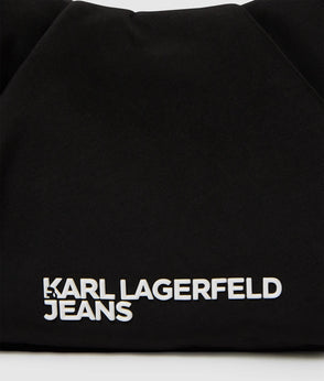 Karl Lagerfeld Short-Sleeved Utility Dress Whitecap Grey