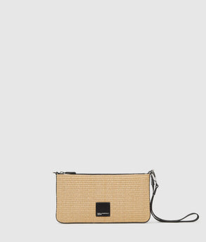 Karl Lagerfeld Ribbed Racer Dress White