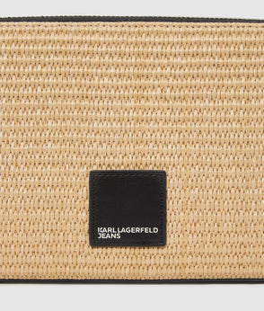 Karl Lagerfeld Ribbed Racer Dress White