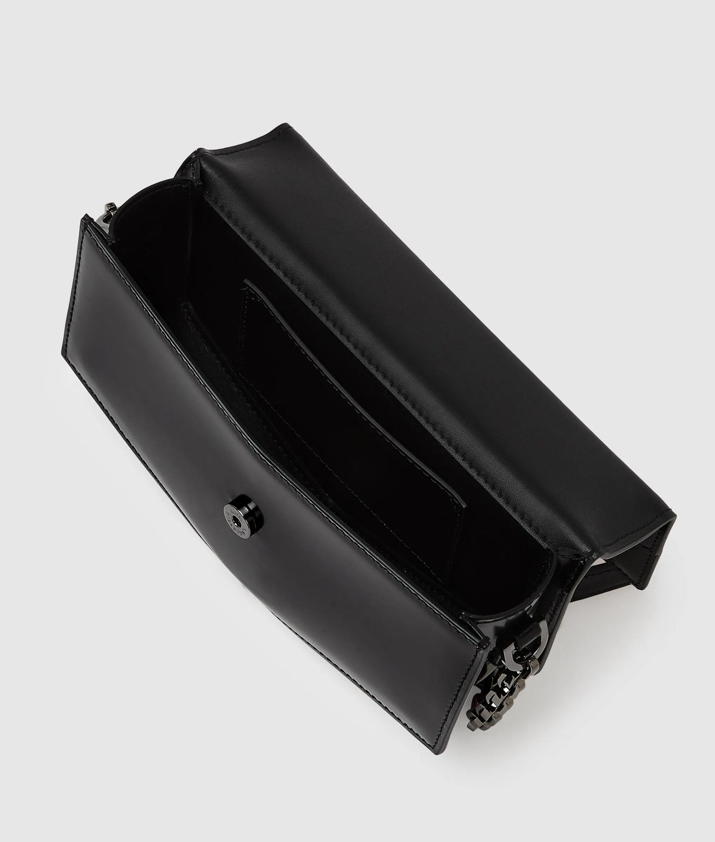 KarlLagerfeld Kl Studio Autograph Small Crossbody Bag Black-Nickel