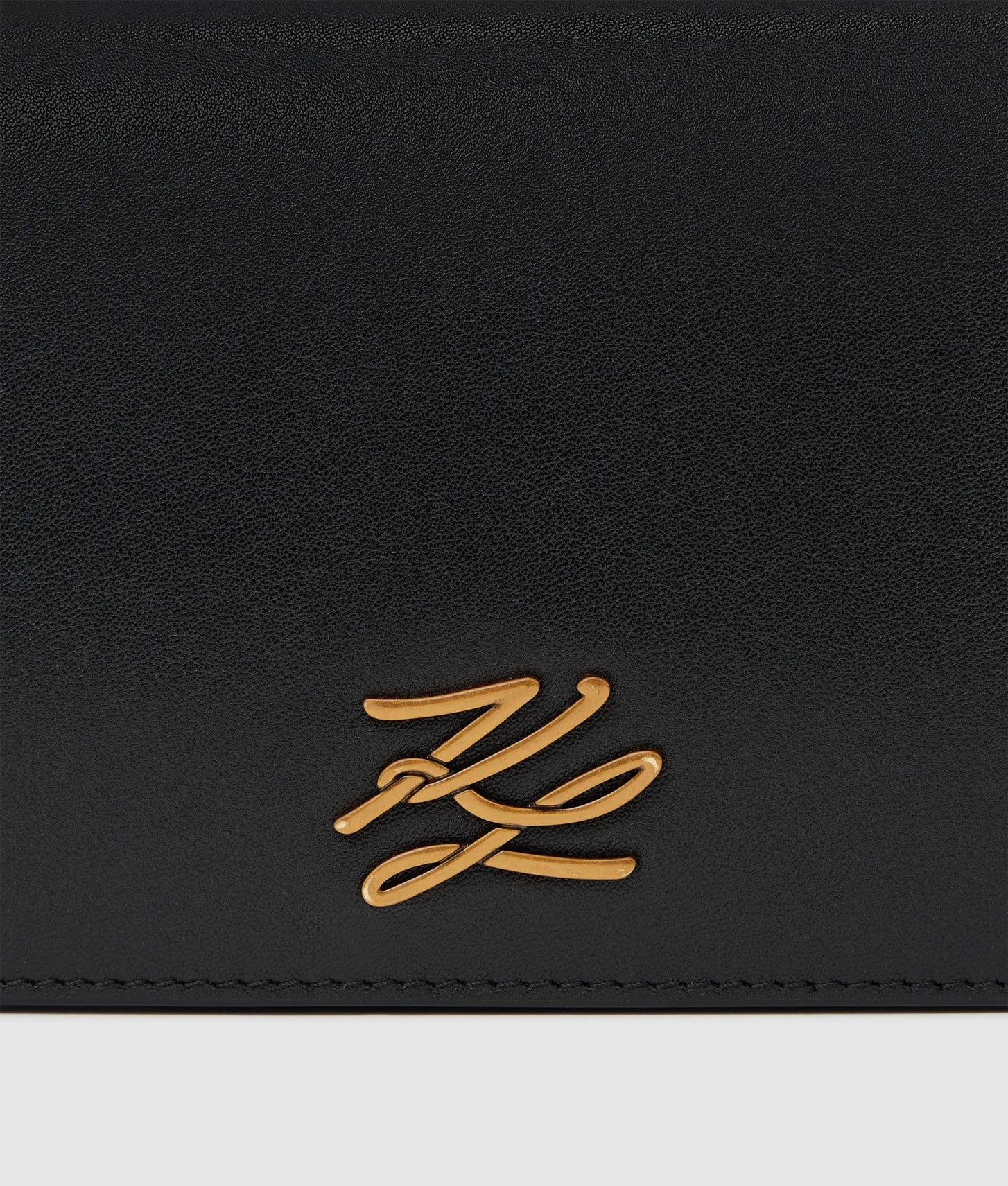 KarlLagerfeld Kautograph Mini Crossbody Bag Black/Gold