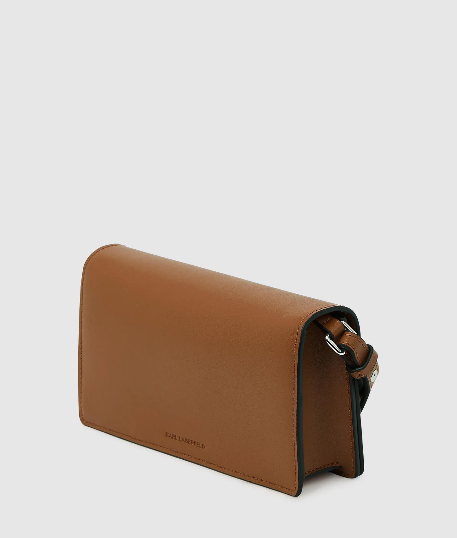 KarlLagerfeld Kcircle Mini Crossbody Bag Dark Tan