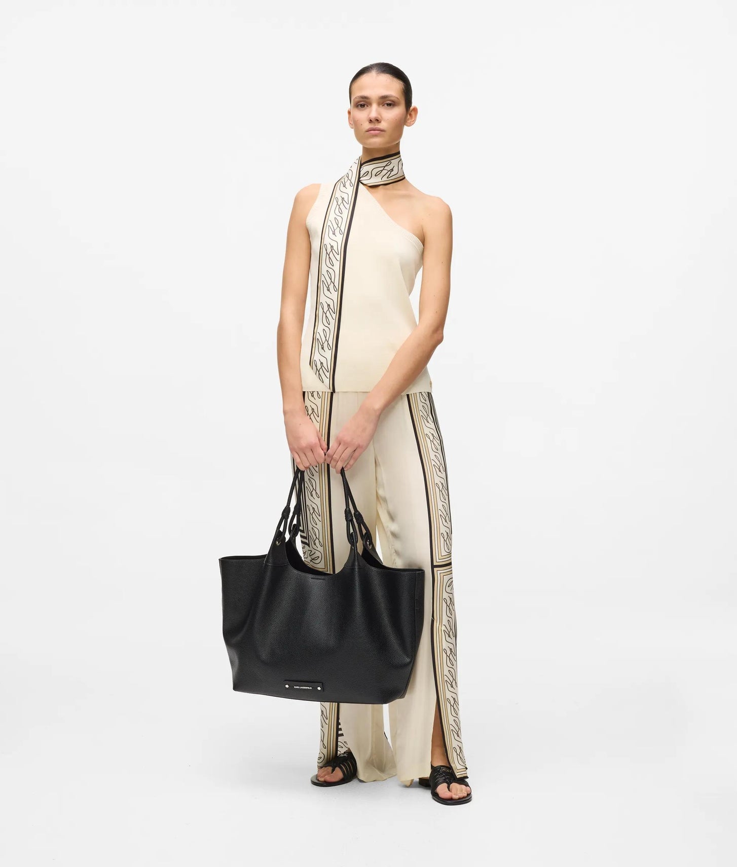 KarlLagerfeld Exclusive Kpremiere Large Tote Bag Black