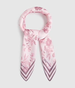 Karl Lagerfeld Floral Mesh Slip Dress Floral All Over Print Pink