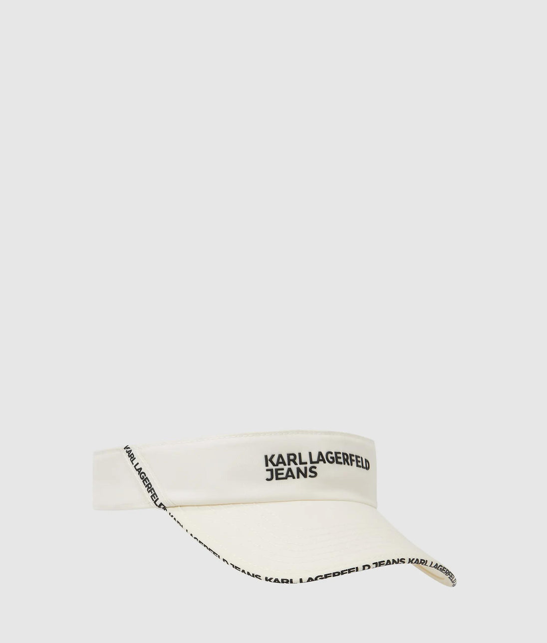 Karl Lagerfeld Ribbed Racer Dress White