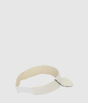 Karl Lagerfeld Ribbed Racer Dress White