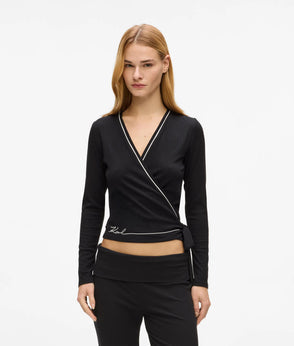 Karl Lagerfeld Signature Loungewear Tank Top Black