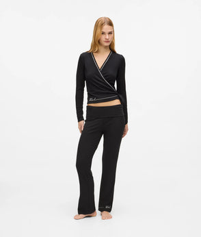 Karl Lagerfeld Signature Loungewear Tank Top Black