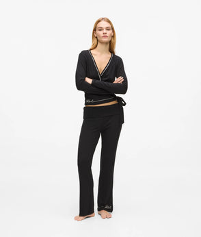 Karl Lagerfeld Signature Loungewear Tank Top Black