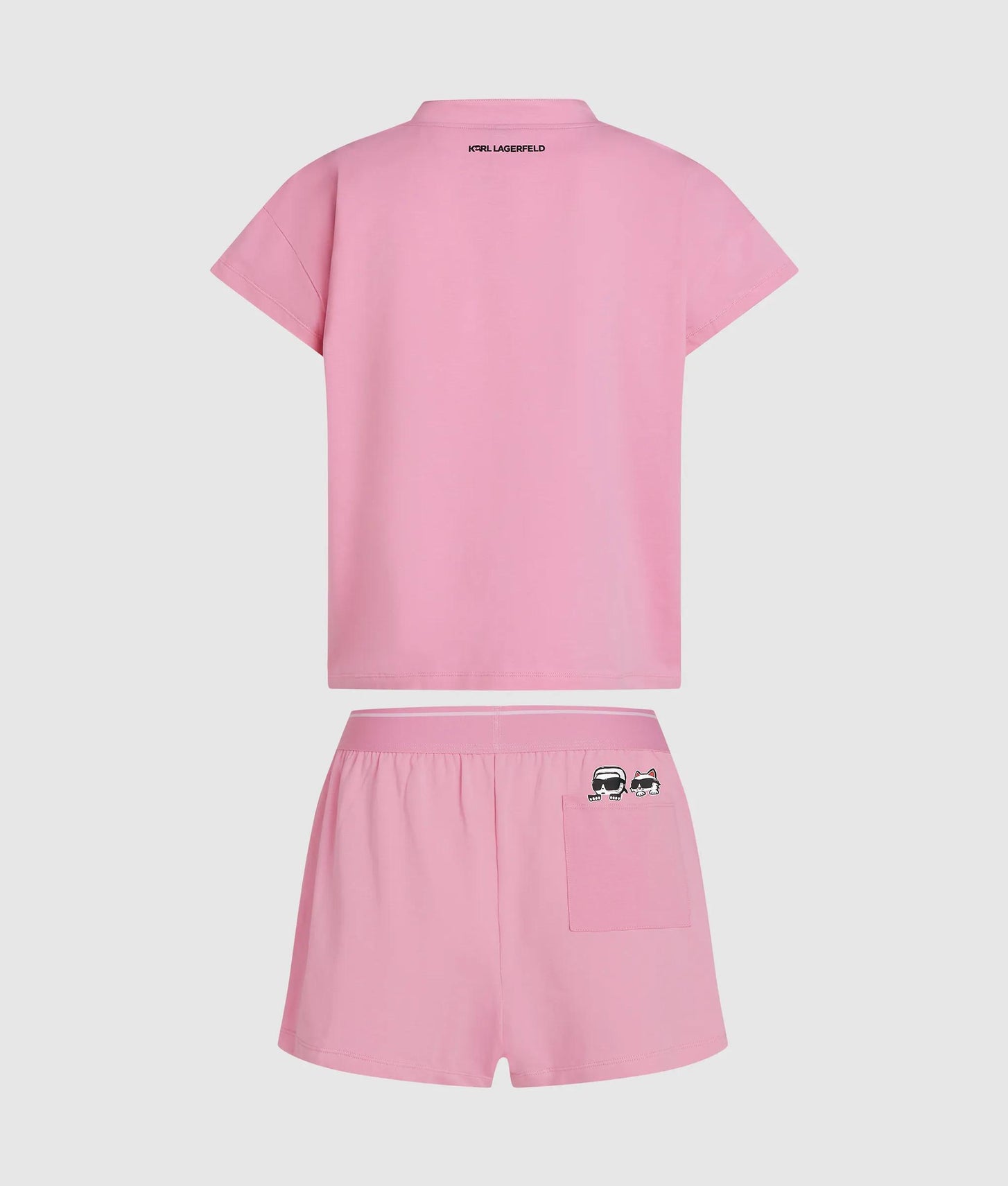 Karl Lagerfeld Ikon Short Pajama Set Begonia Pink