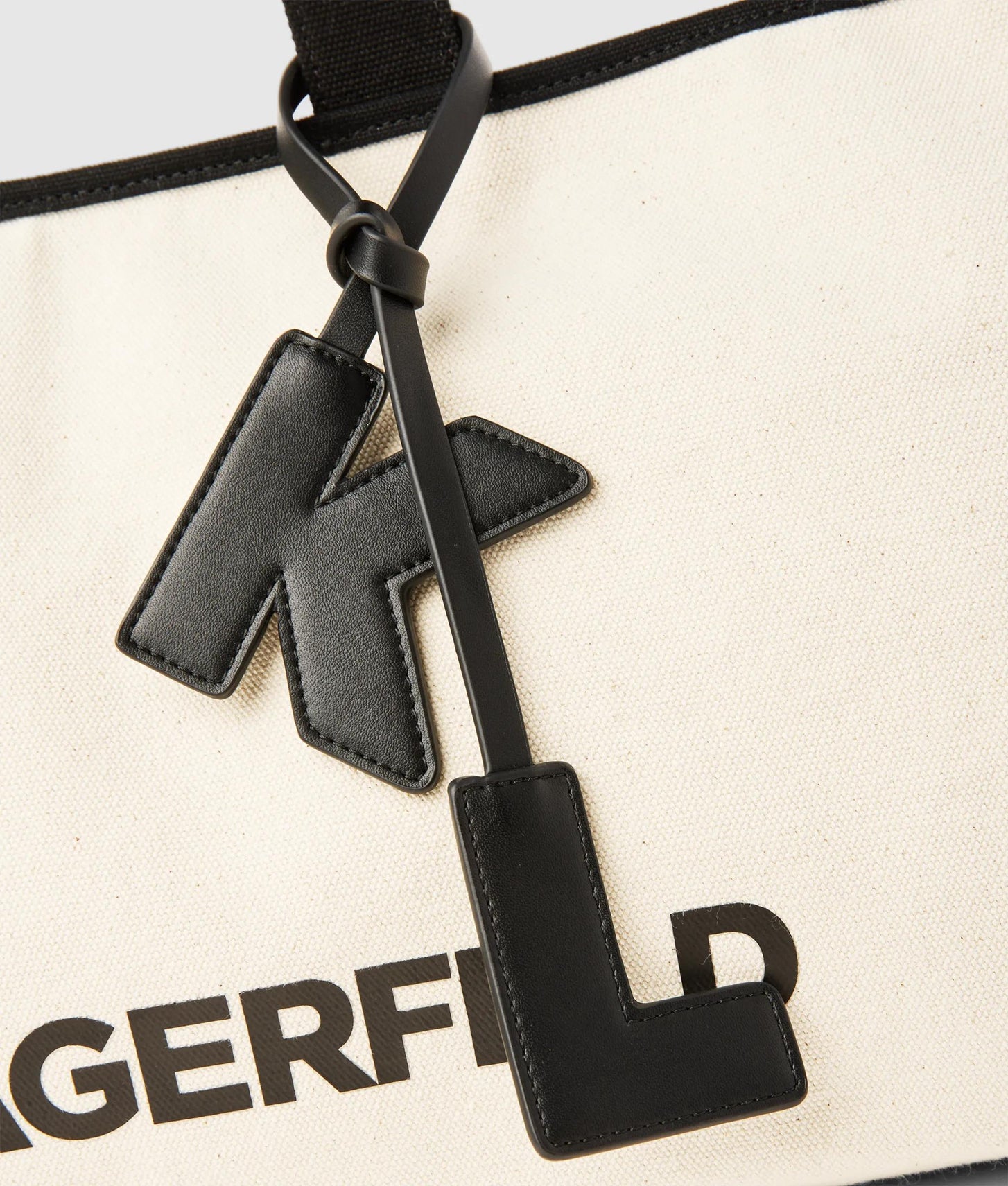 KarlLagerfeld Large Elongated Shopper Natural