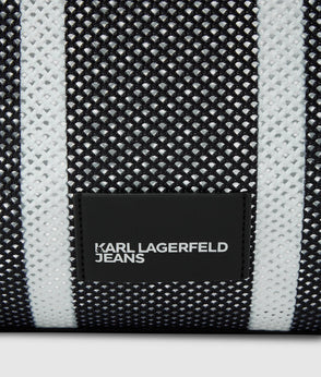Karl Lagerfeld Relaxed Longline Denim Shorts Sun Light Blue