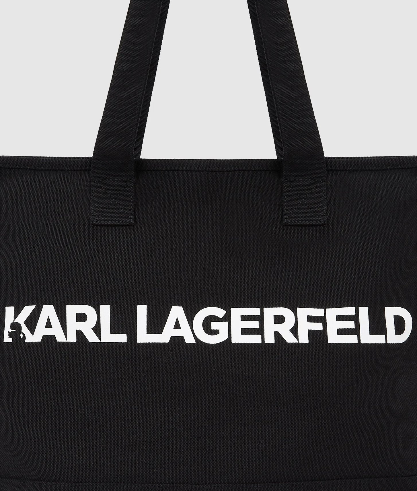 KarlLagerfeld Logo Extra Large Tote Bag Black
