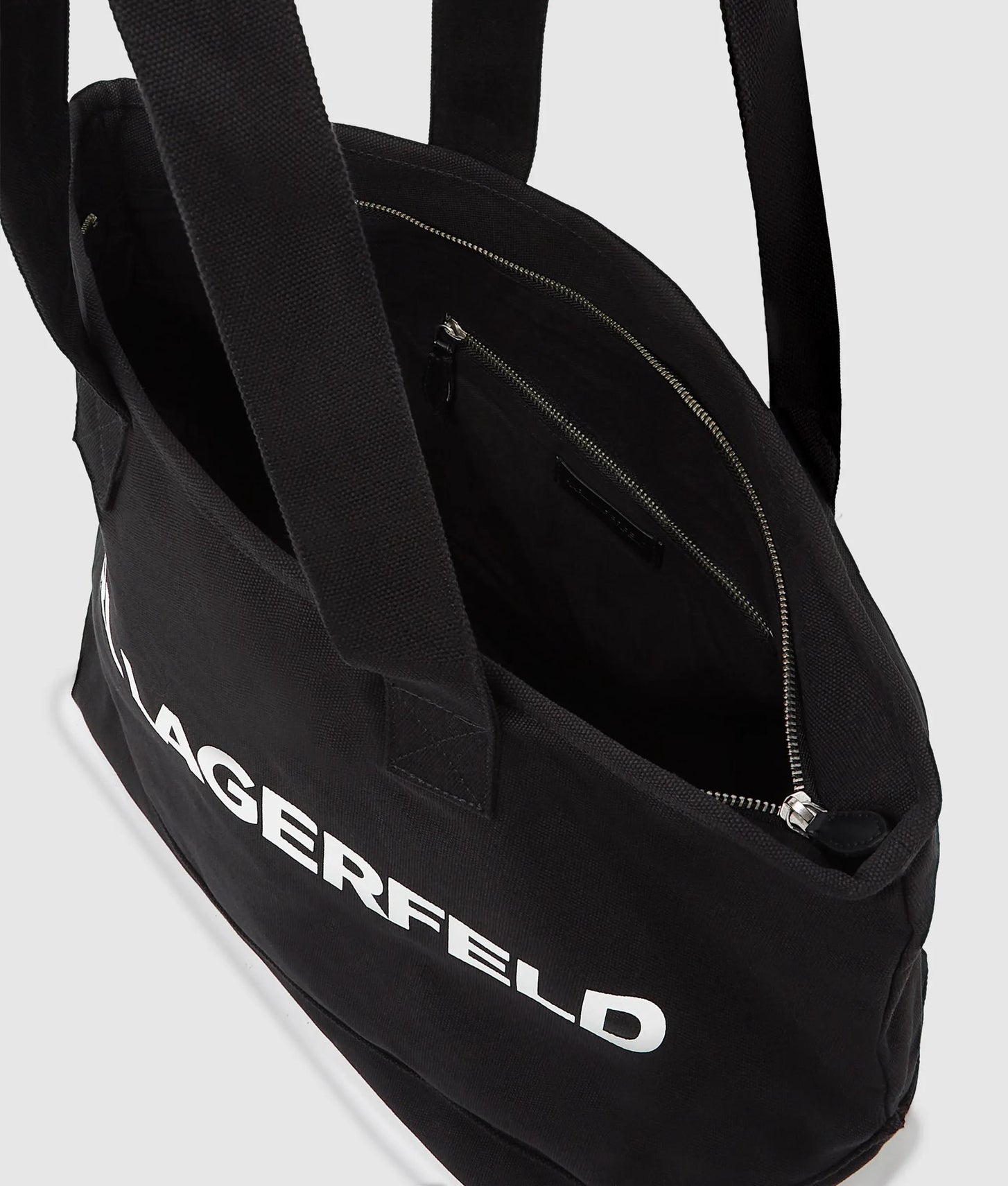 KarlLagerfeld Logo Extra Large Tote Bag Black