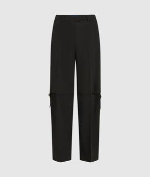 KarlLagerfeld Box Logo Bowling Bag Egret