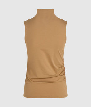 KarlLagerfeld Kdaily Small Suede Tote Bag Caramel