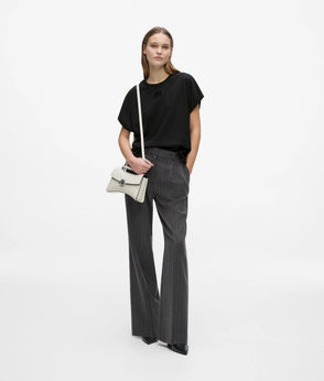 KarlLagerfeld Kautograph Twist Top Handle Bag Off White