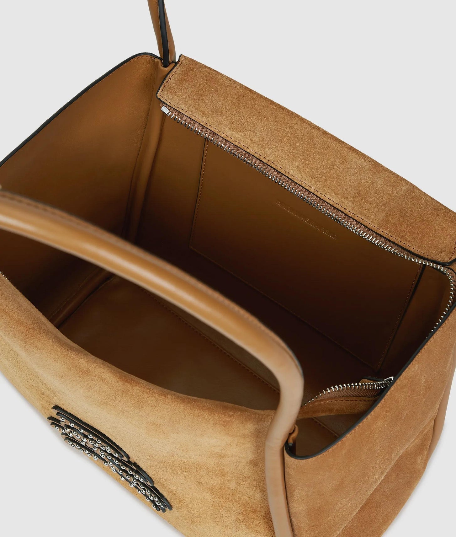 KarlLagerfeld Kautograph Patch Tote Bag Caramel