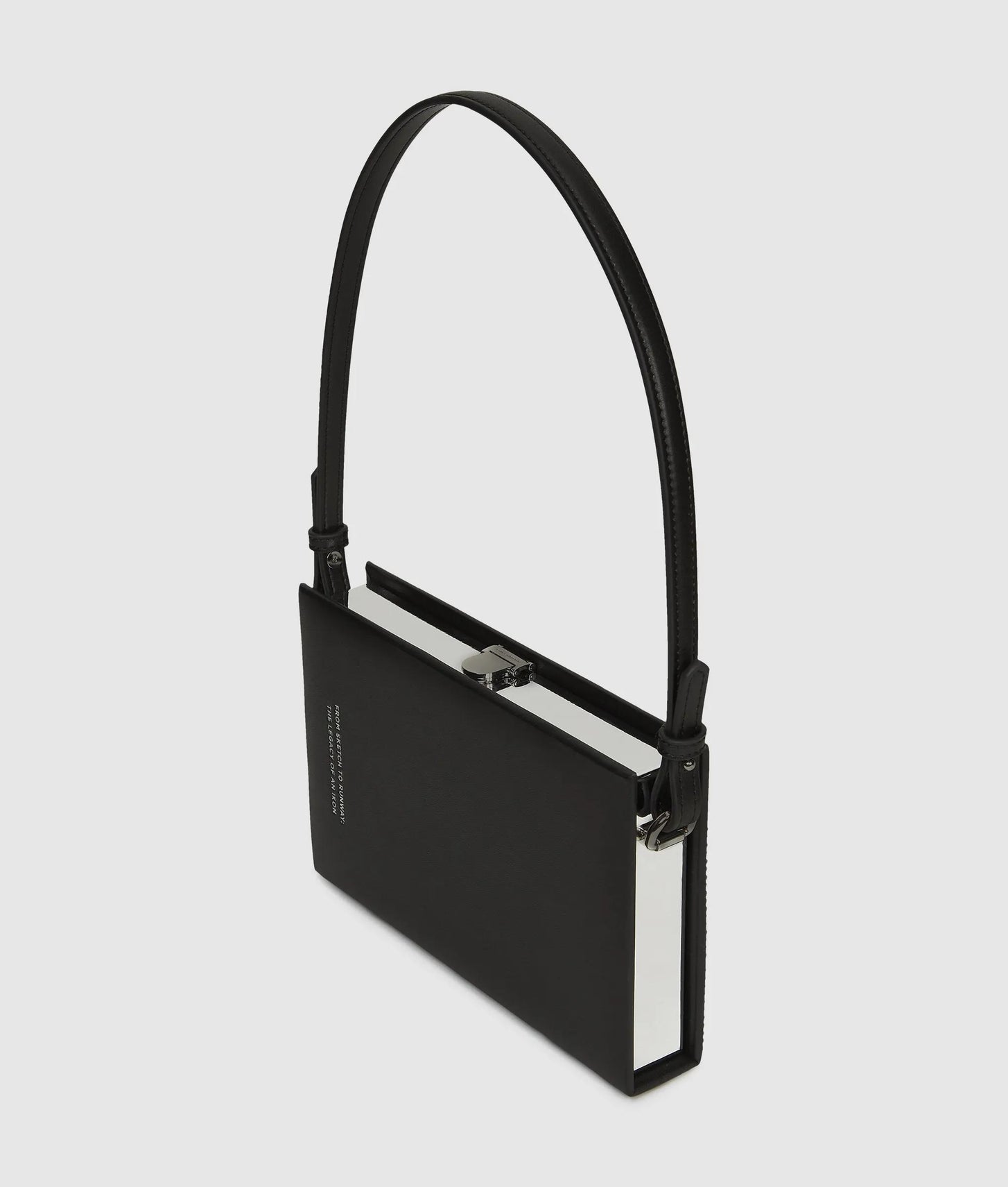 KarlLagerfeld Ksoiree Book Minaudière Bag Black Embellishment