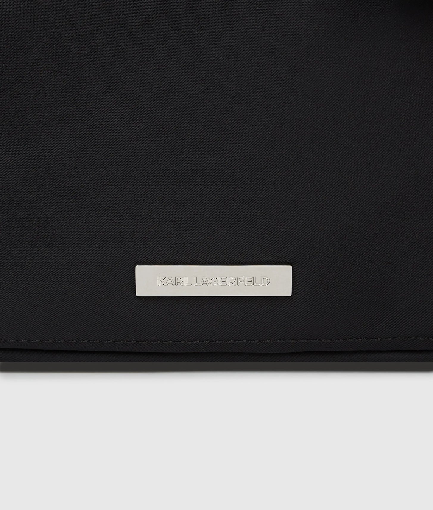 KarlLagerfeld Ikon Nylon Tag Backpack Black