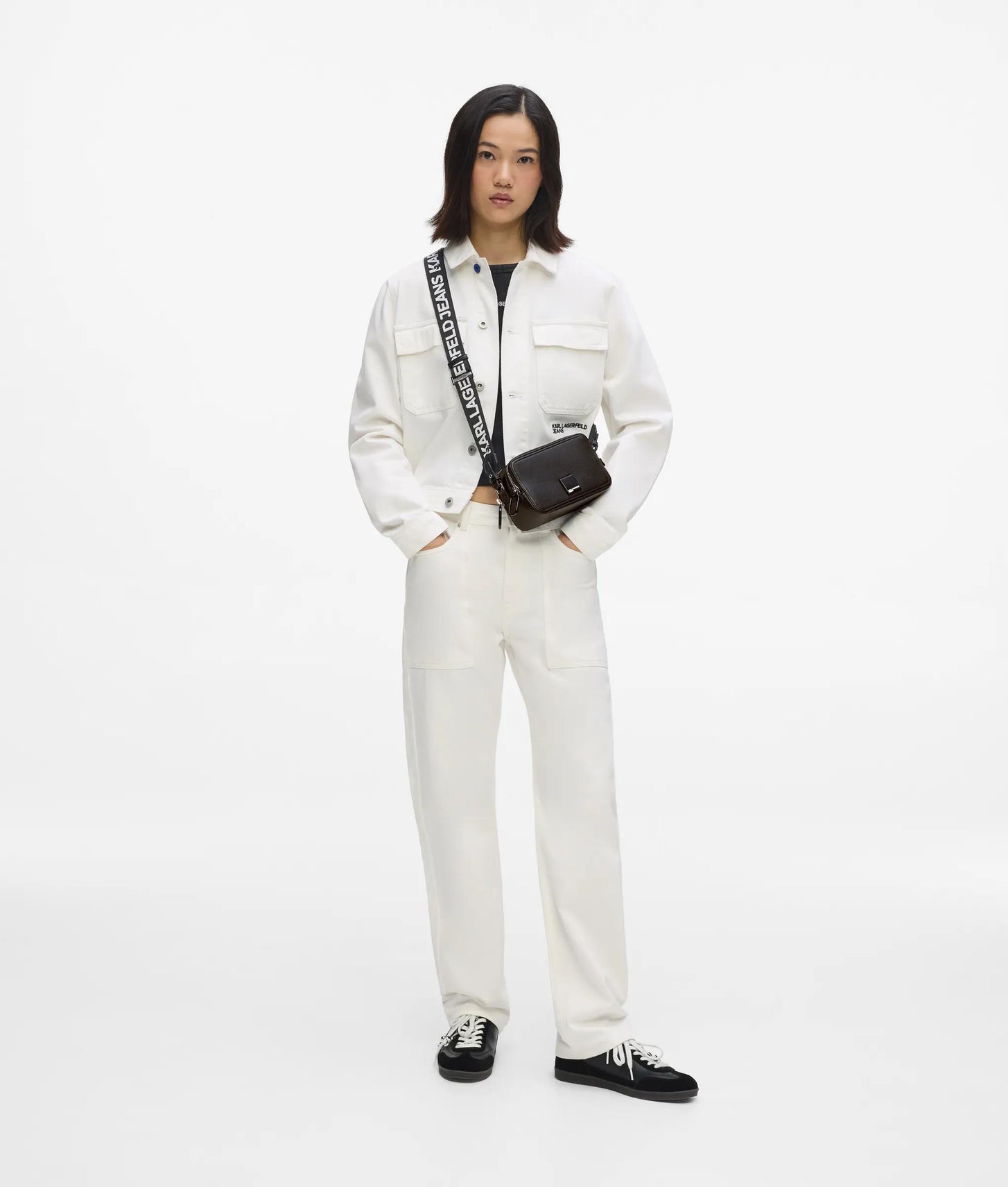KarlLagerfeld Box Logo Camera Bag Black