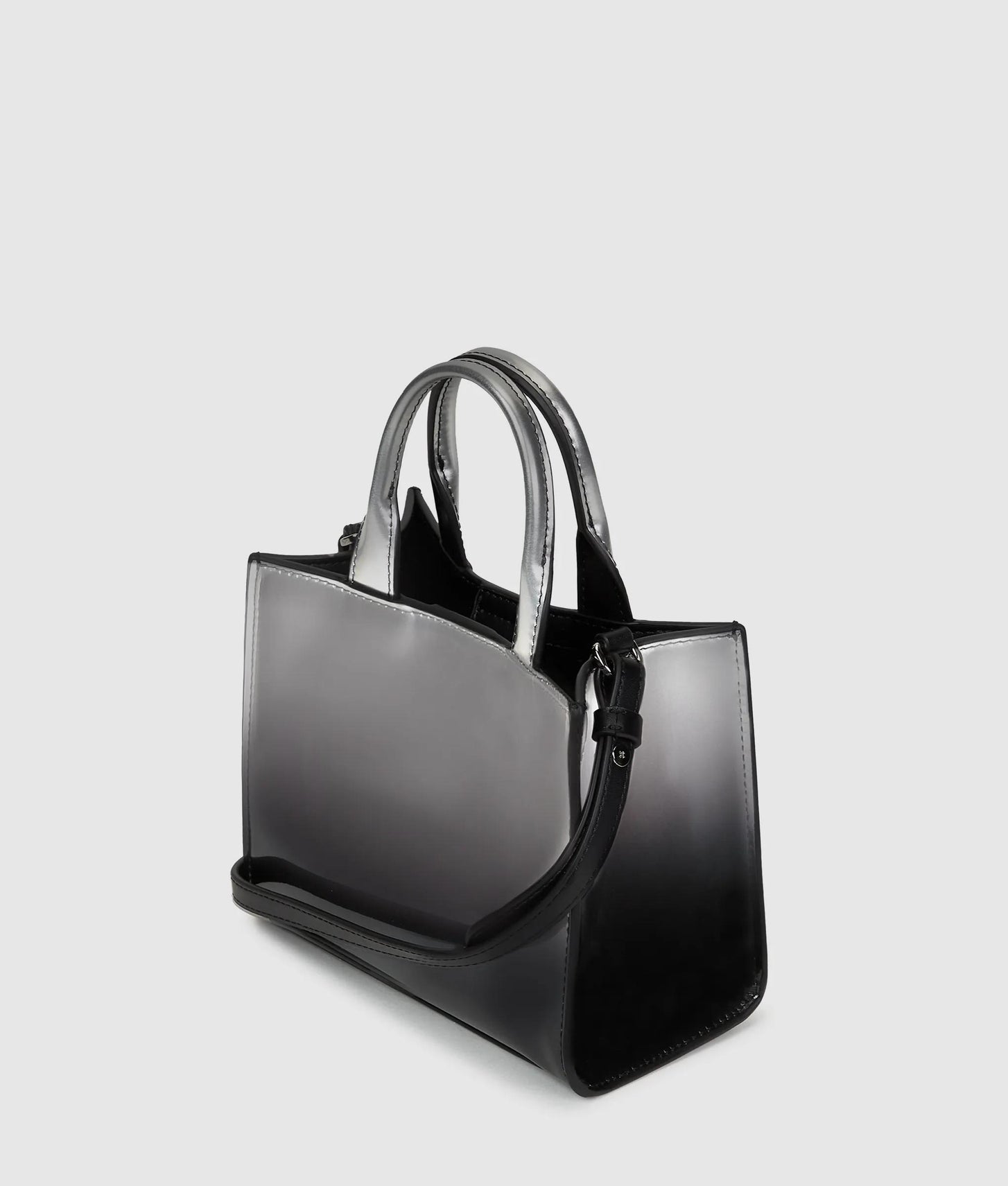 KarlLagerfeld Rue St-Guillaume Degrade Mini Tote Bag Degrade Black Grey