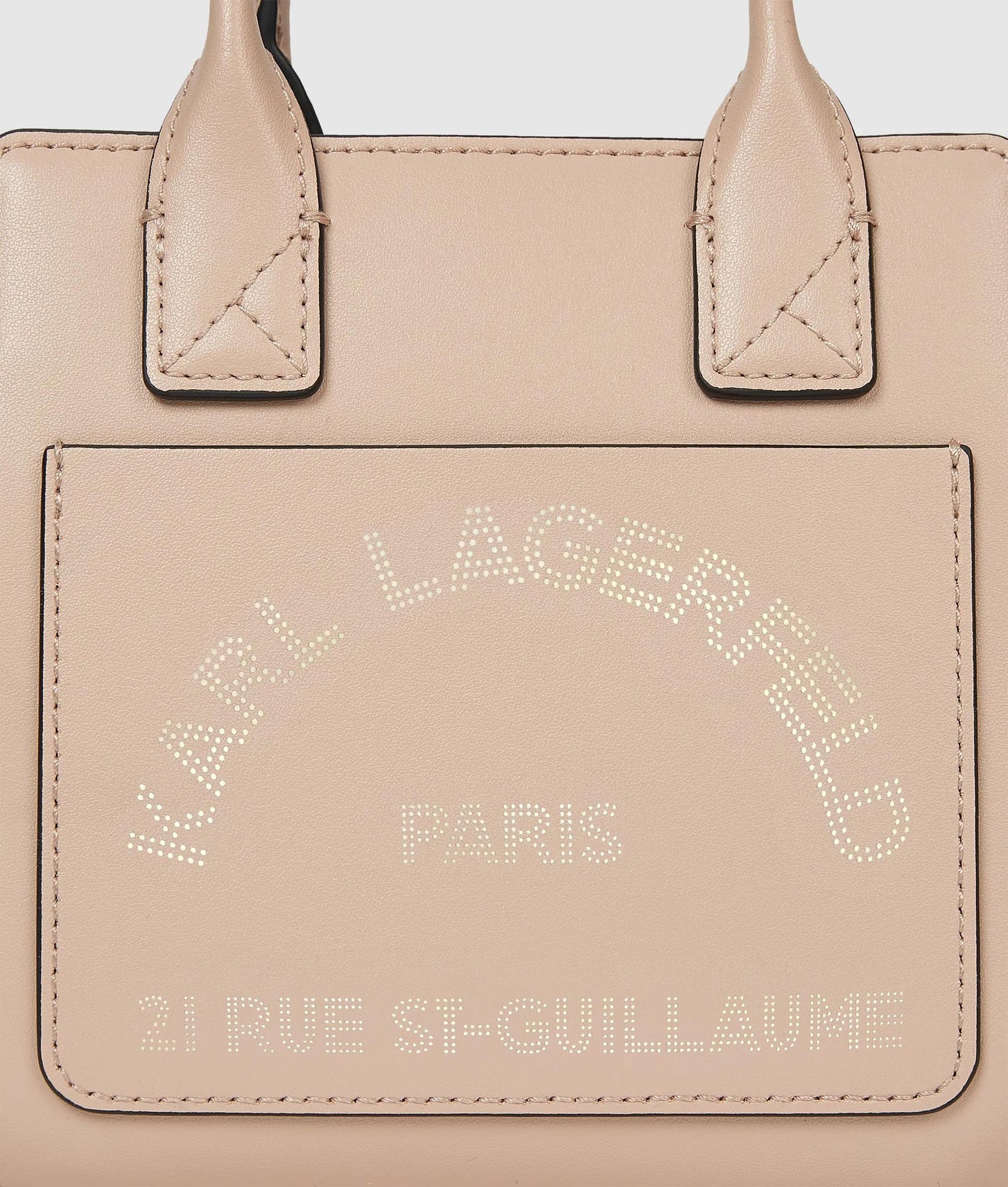 KarlLagerfeld Kdaily Mini Pocket Tote Bag Pink