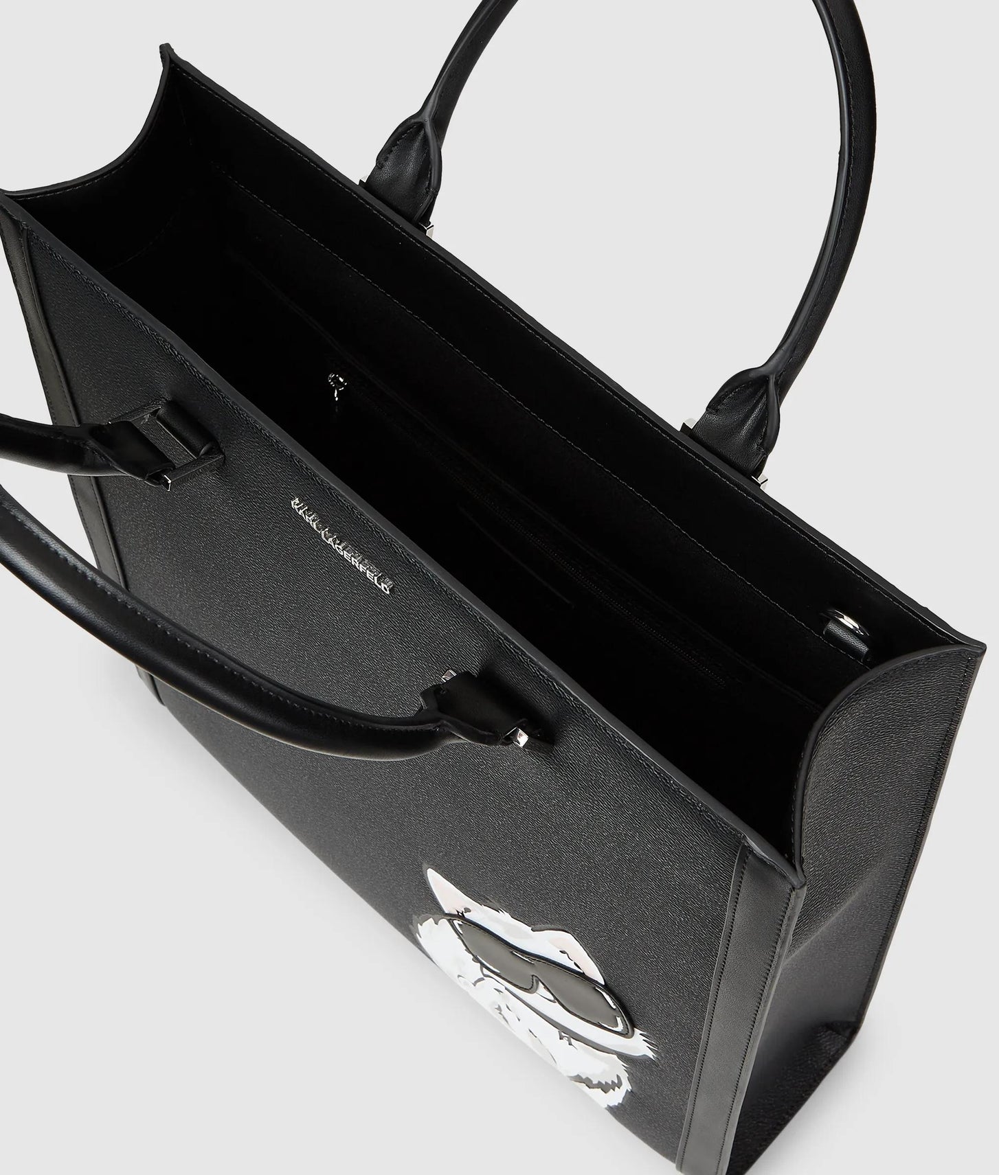KarlLagerfeld Ikon Choupette Tote Bag Black