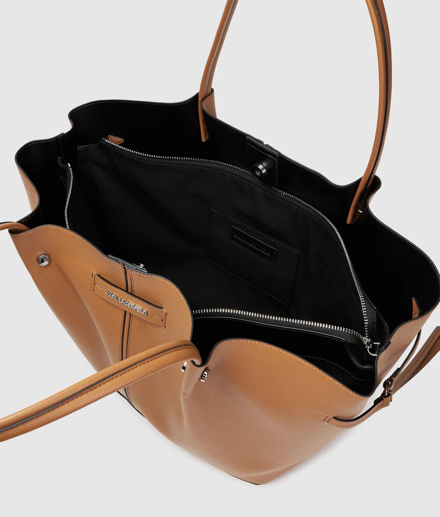 KarlLagerfeld Kpierced Medium Tote Bag Caramel