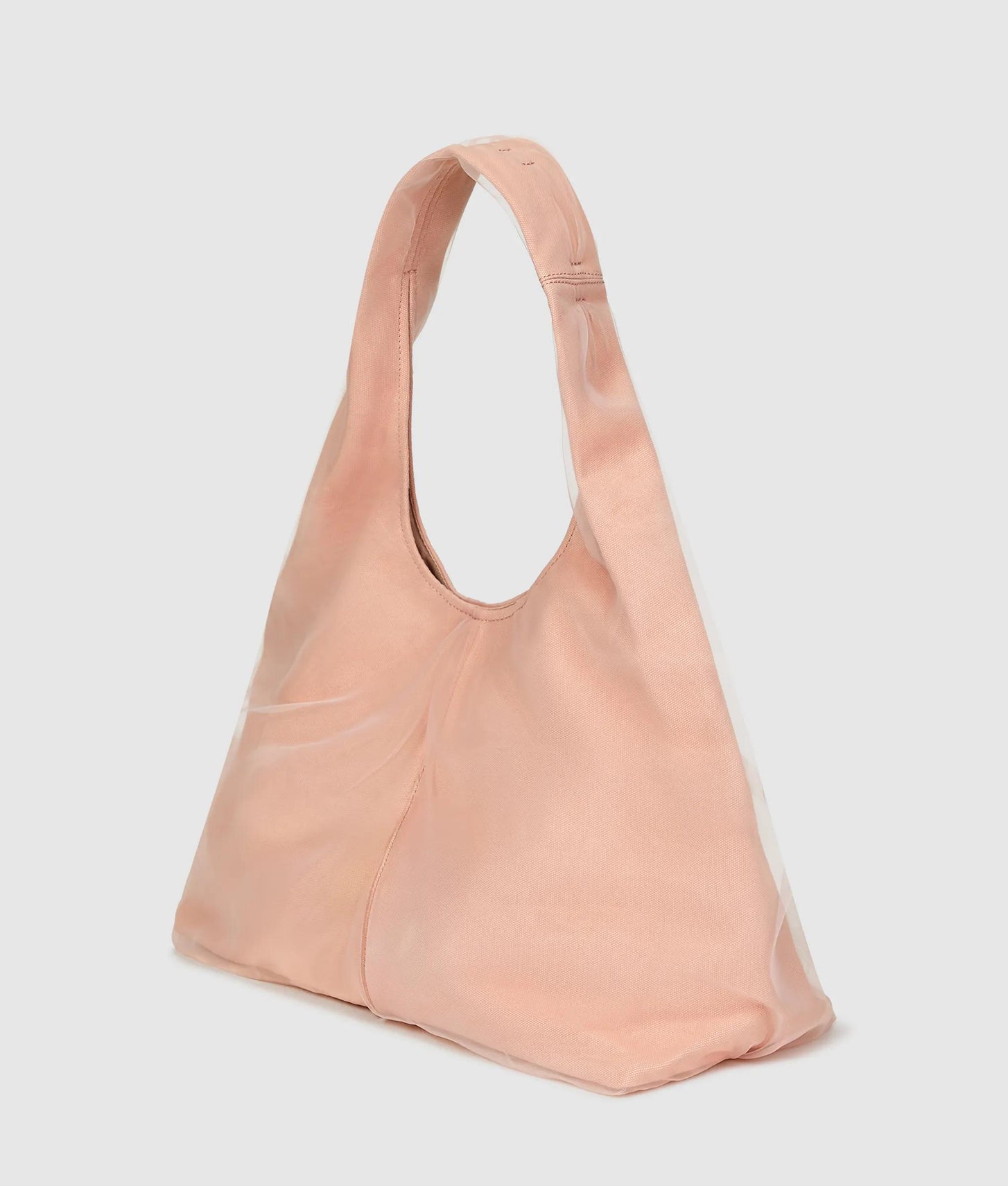 KarlLagerfeld Rue St-Guillaume Mesh Hobo Bag Misty Rose
