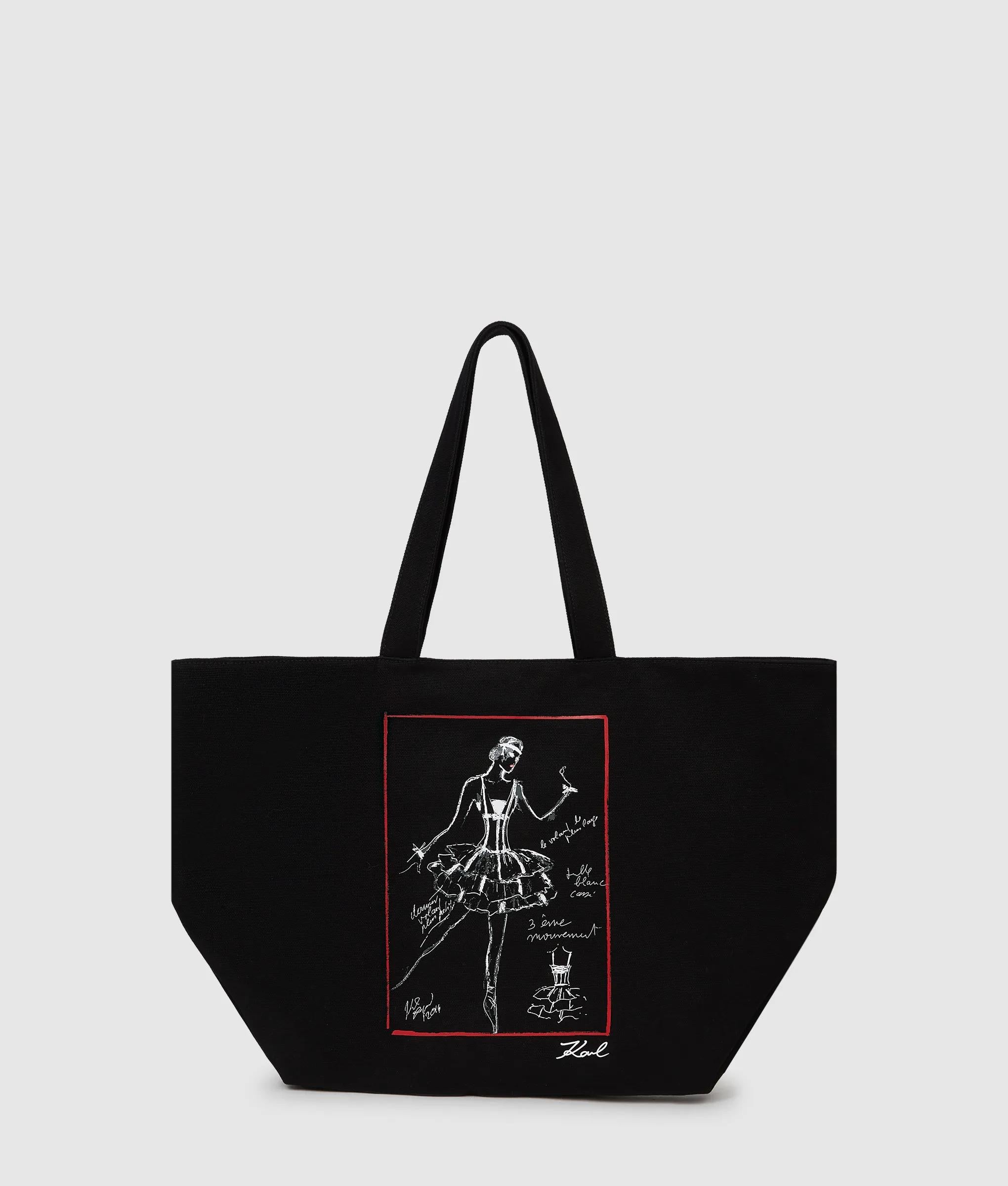 KarlLagerfeld Kballet Shopper Black