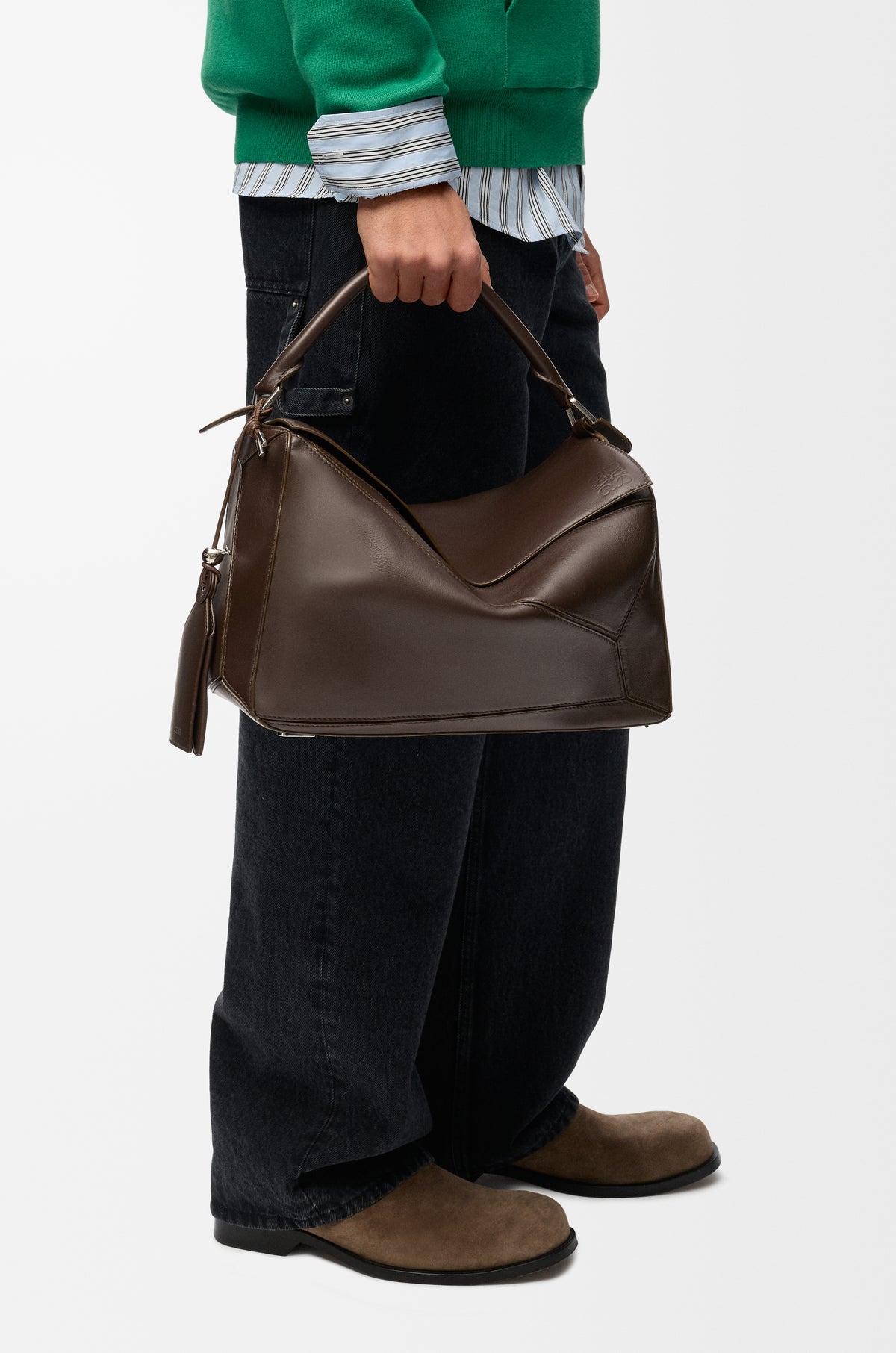 Loewe Large Featherlight Puzzle bag in nappa lambskin