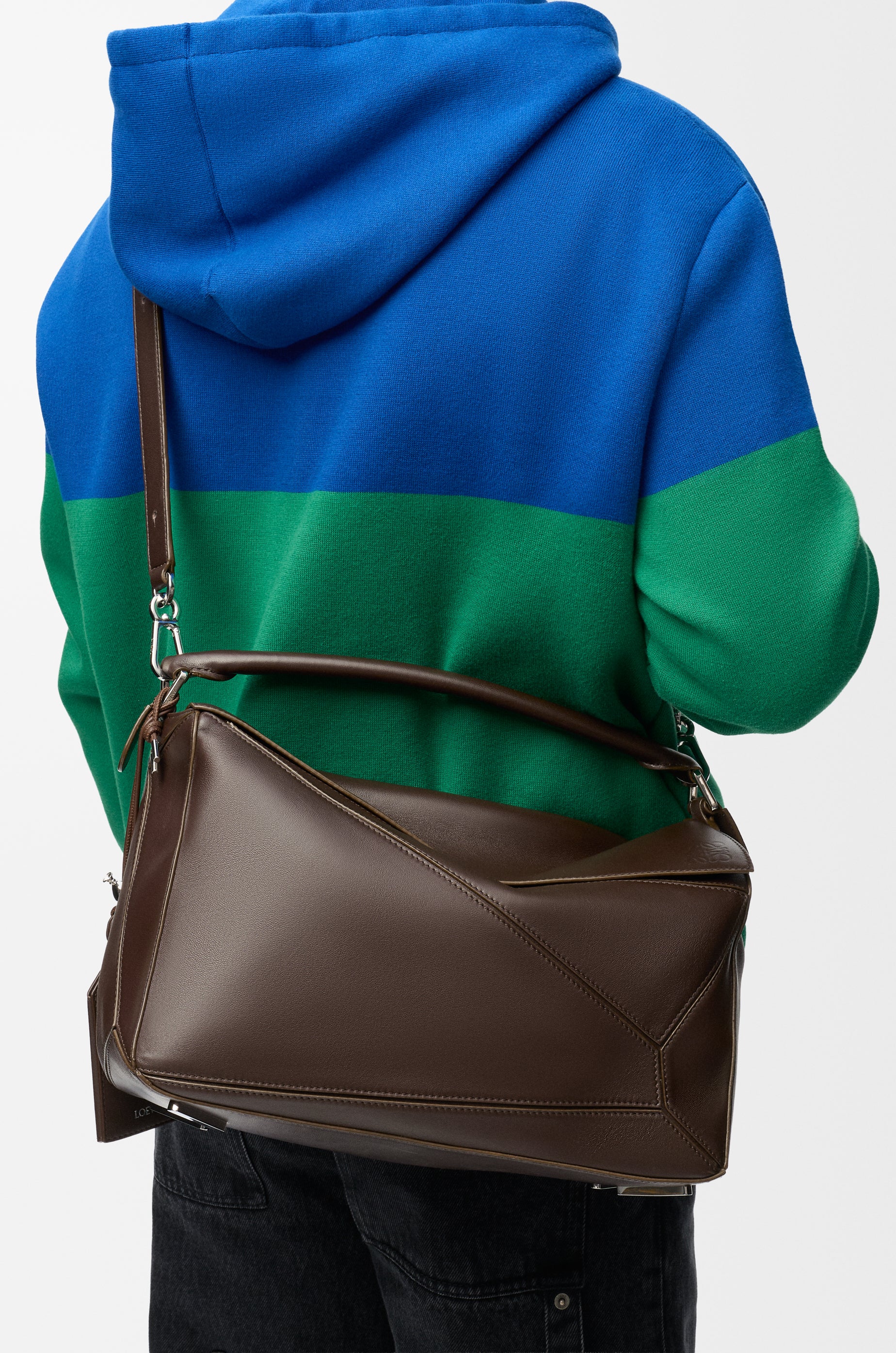 Loewe Large Featherlight Puzzle bag in nappa lambskin