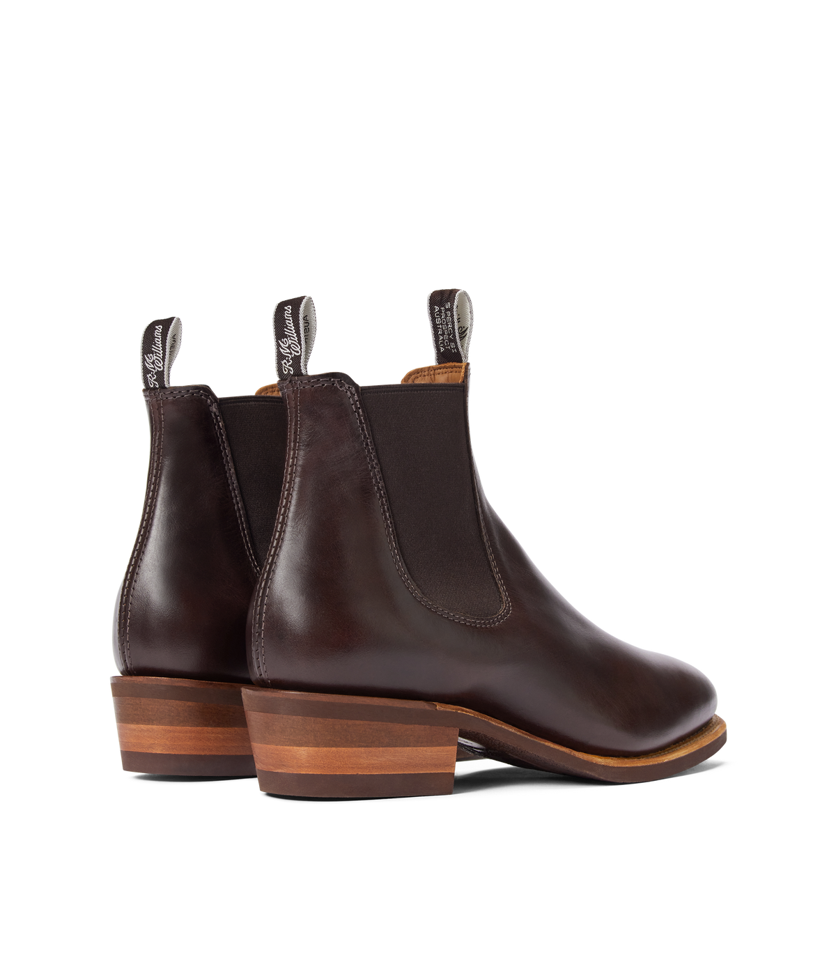 Lady Yearling boot chocolate smooth-grain leather