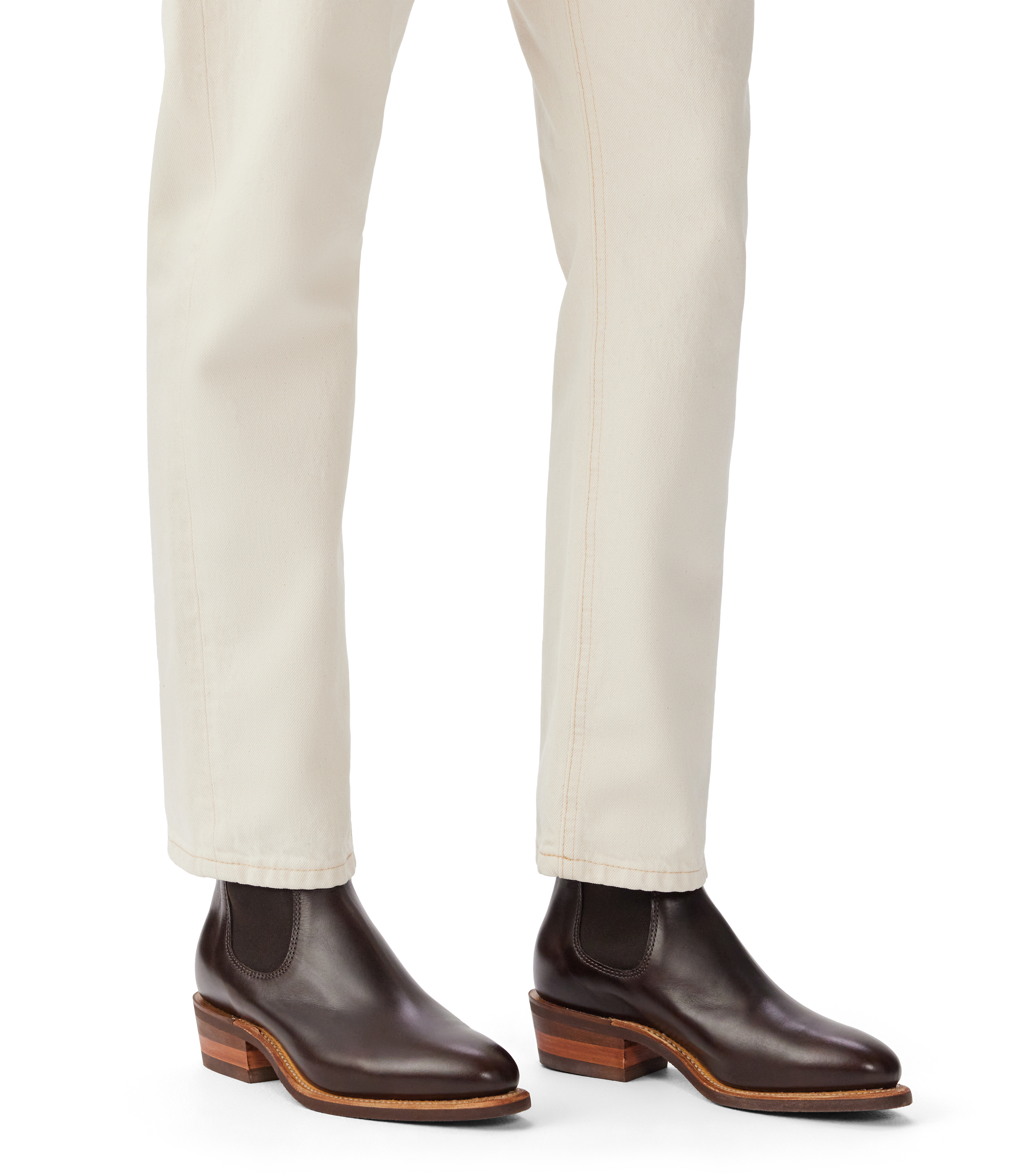 Lady Yearling boot chocolate smooth-grain leather