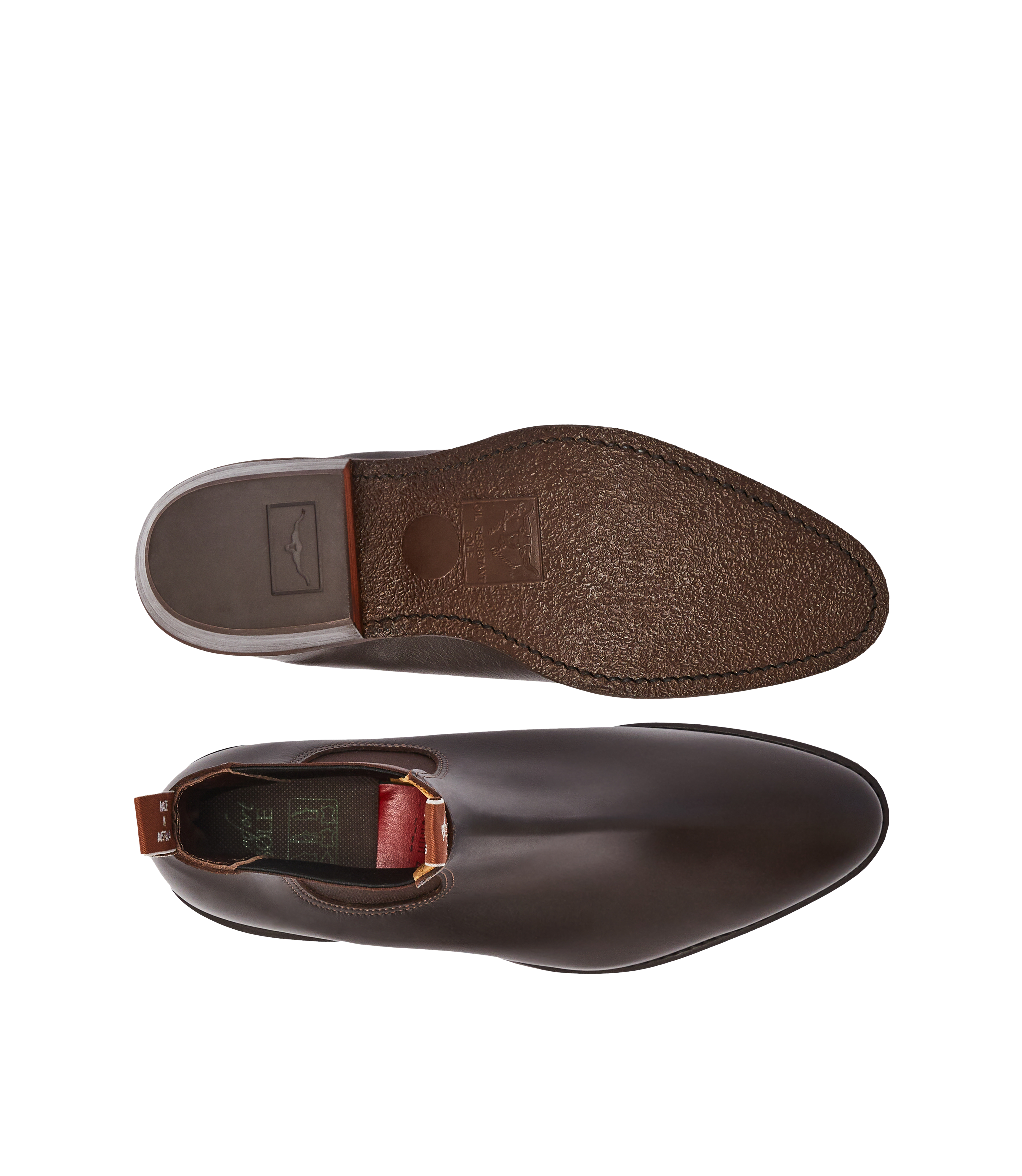 Lady Yearling boot chestnut yearling leather