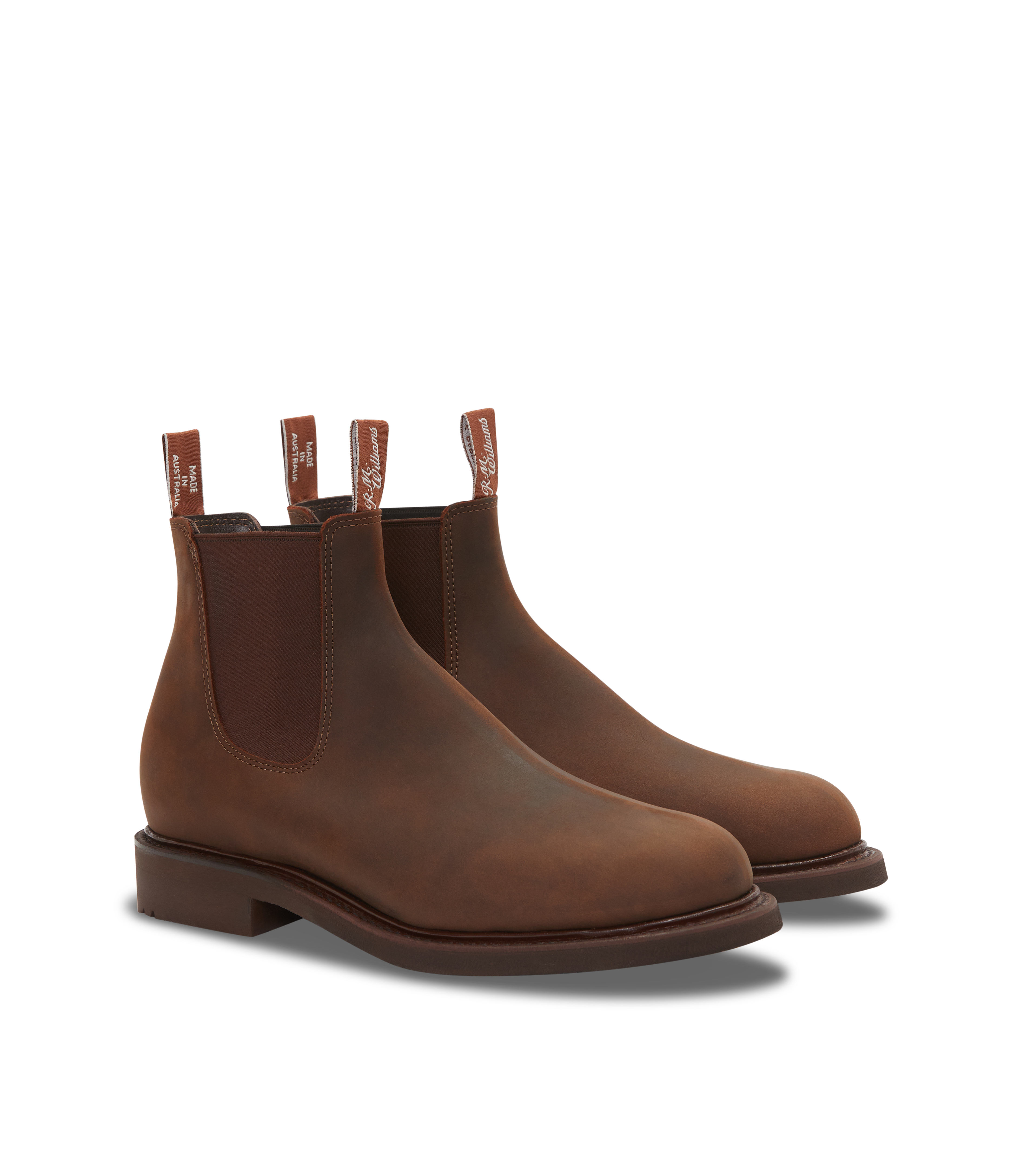 Gardener boot bark oiled nubuck leather