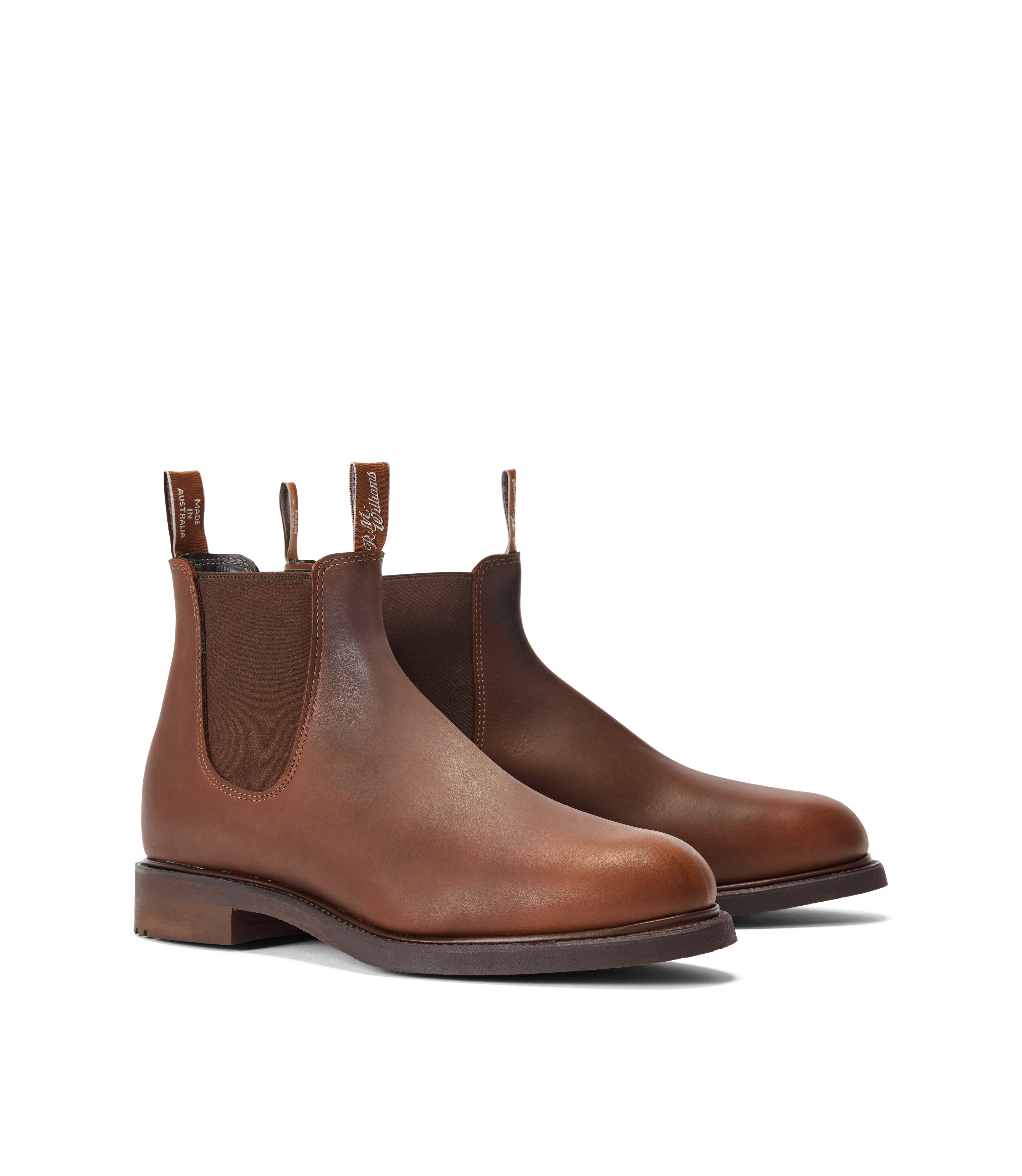 Gardener boot brown oiled leather