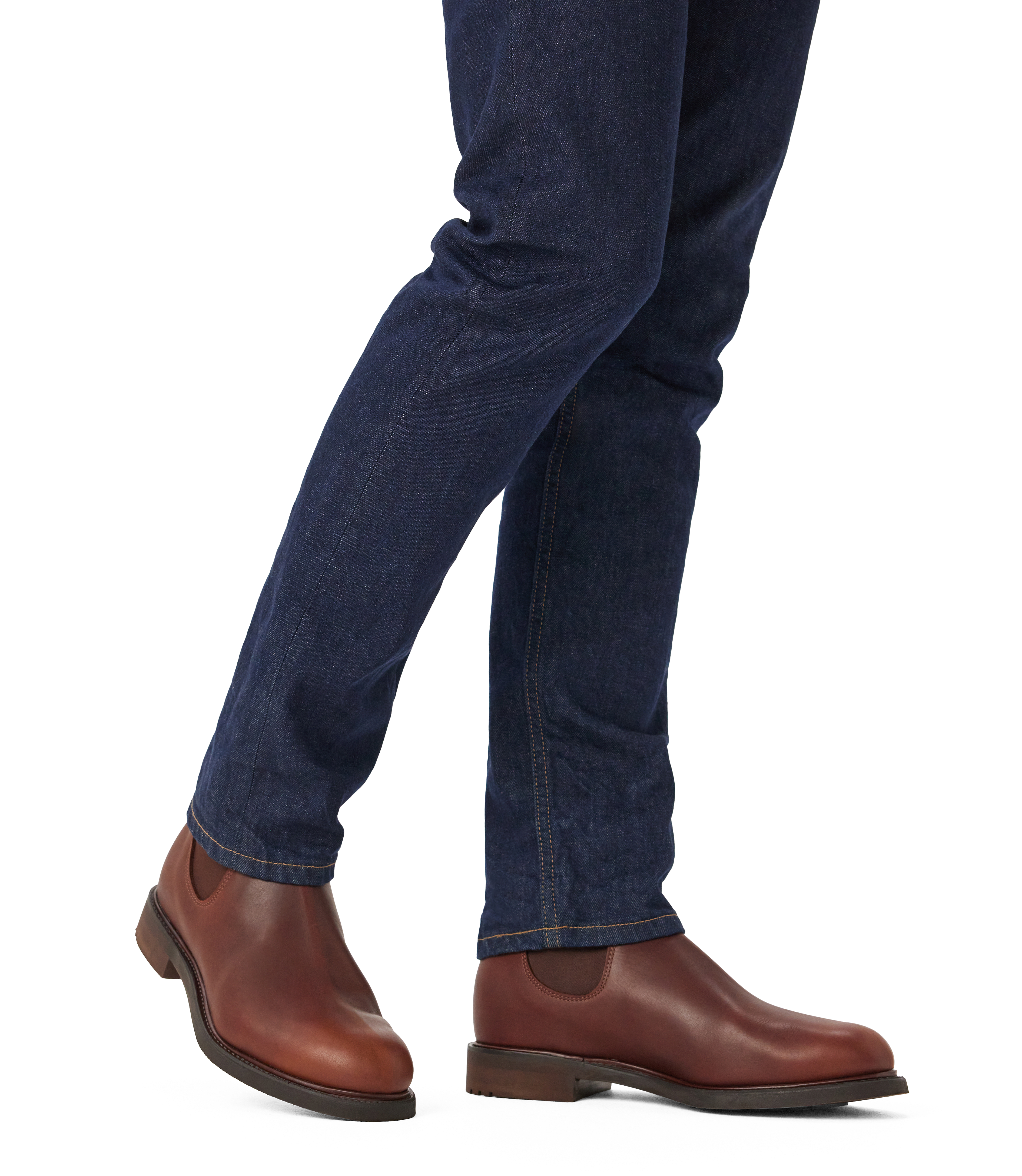 Gardener boot brown oiled leather