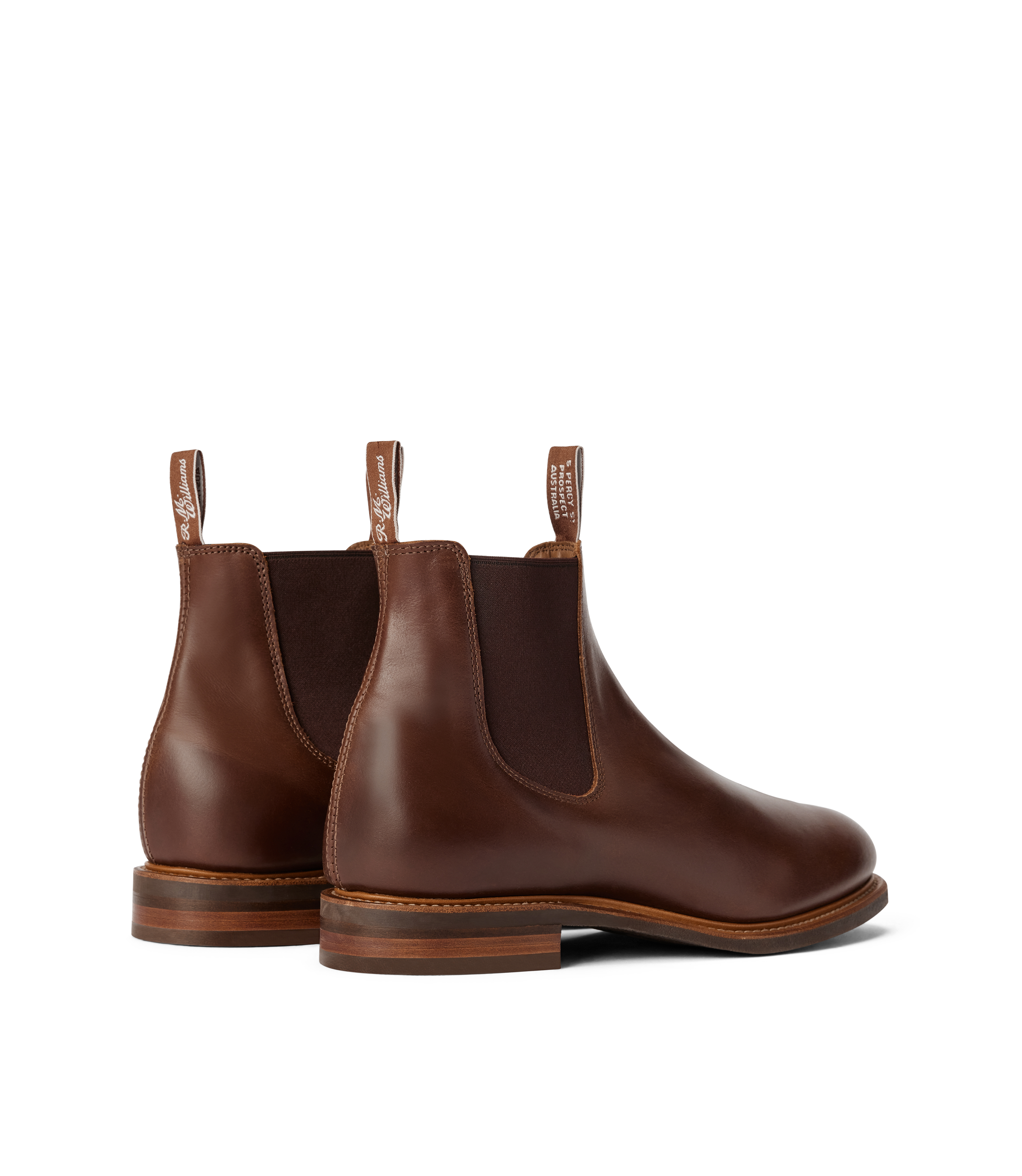 Urban Turnout boot dark tan pull-up leather